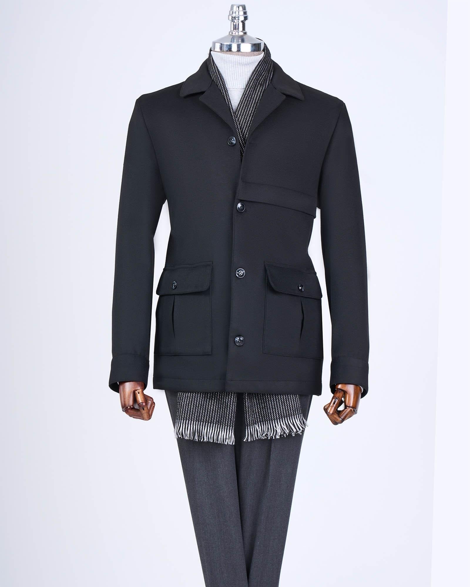 Black Single Breasted Blazer