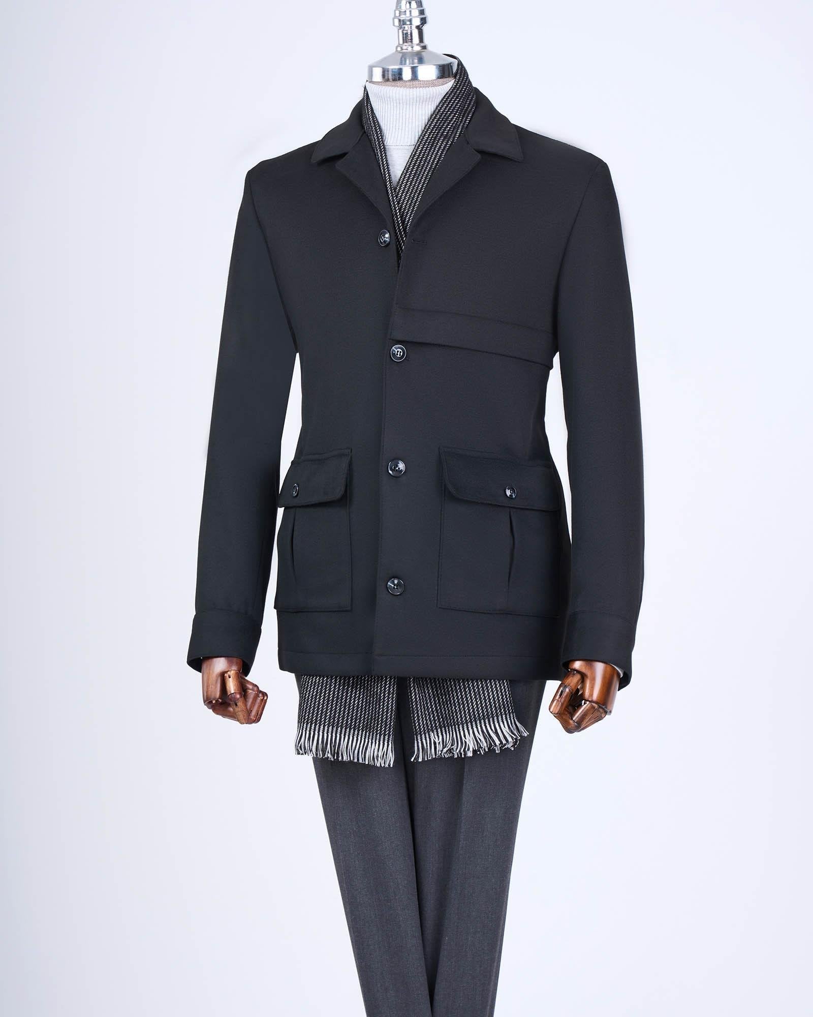 Black Single Breasted Blazer