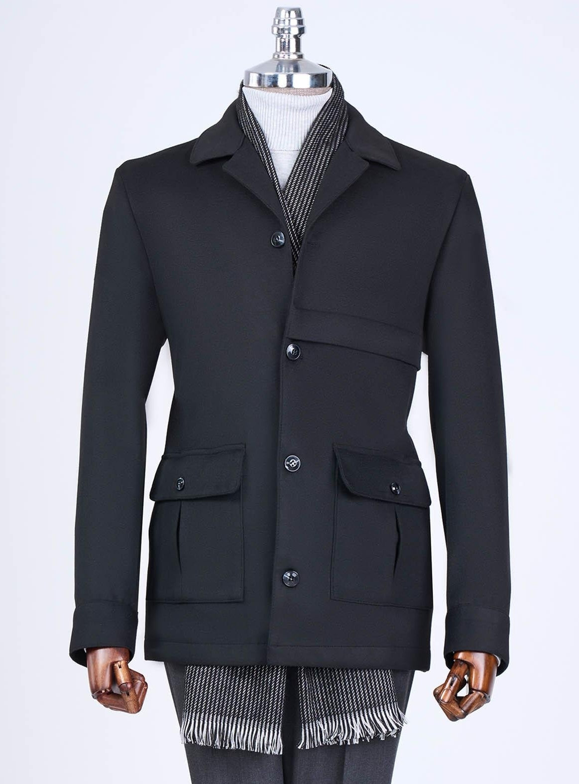 Black Single Breasted Blazer