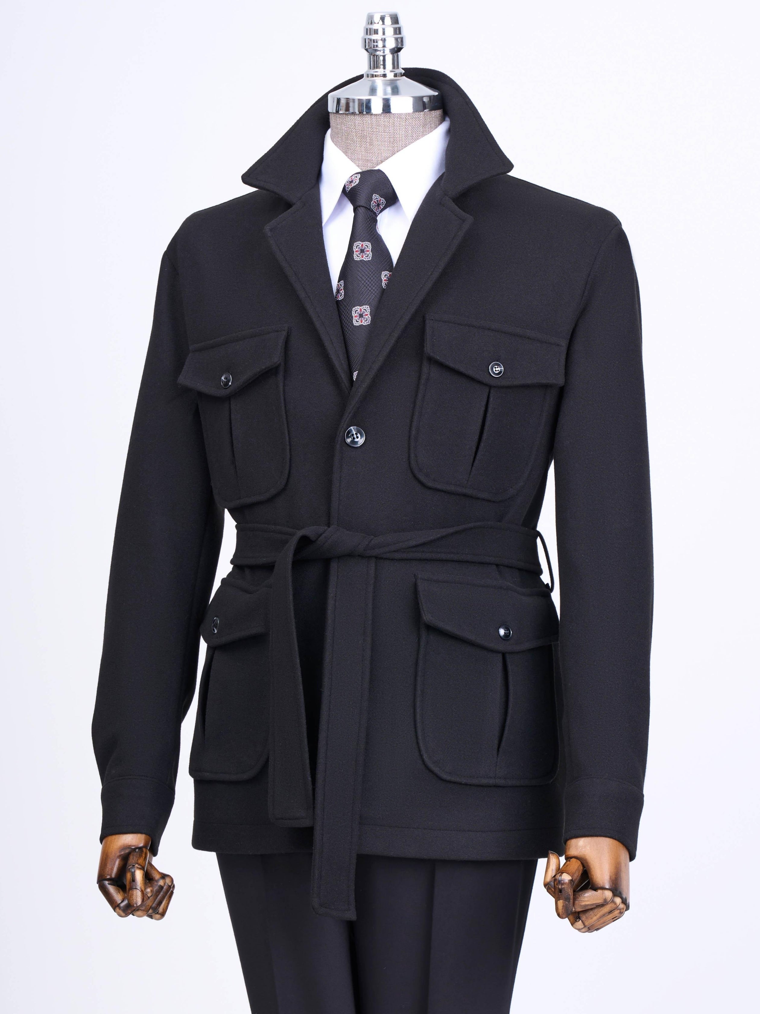 Black Single Breasted Blazer