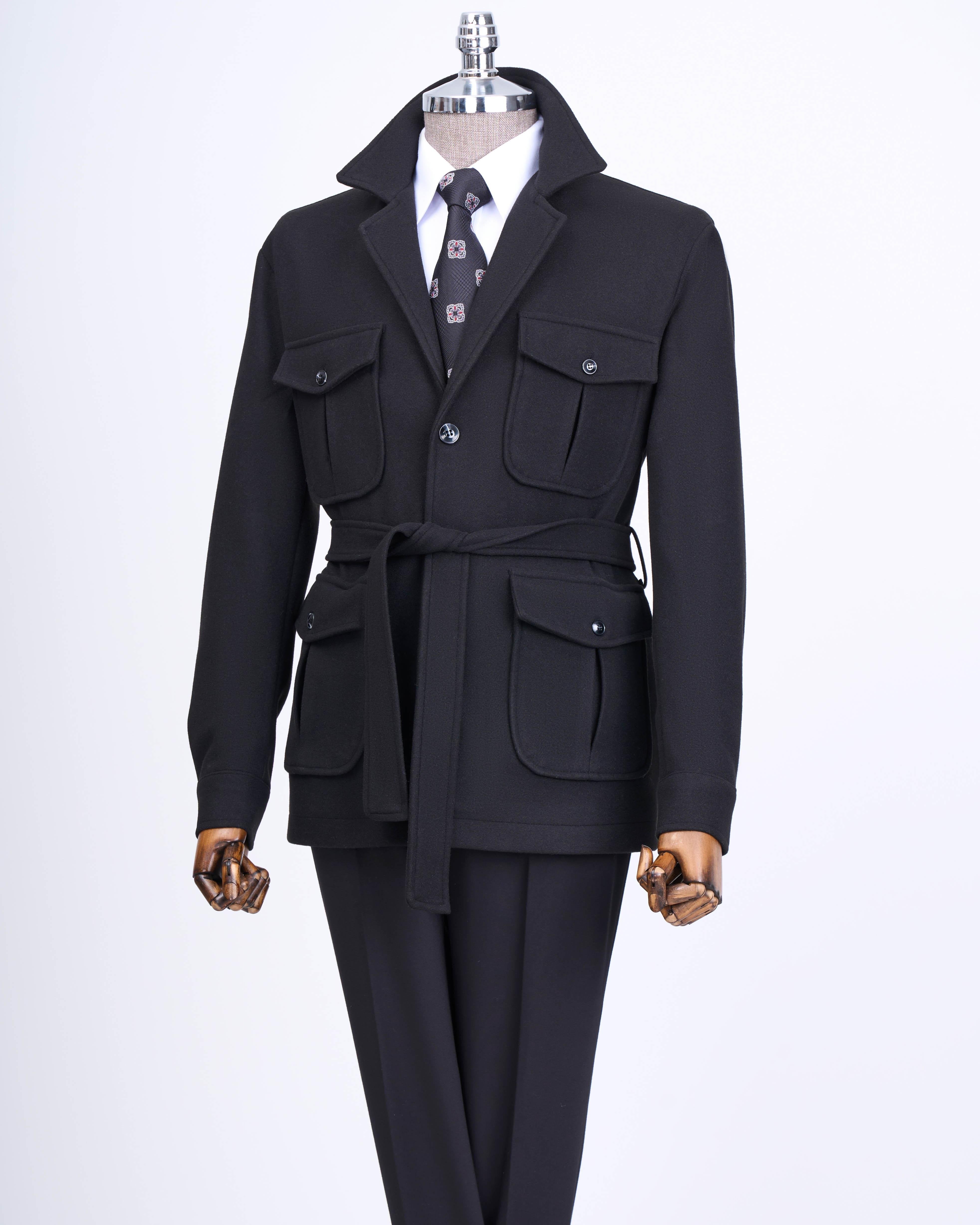 Black Single Breasted Blazer