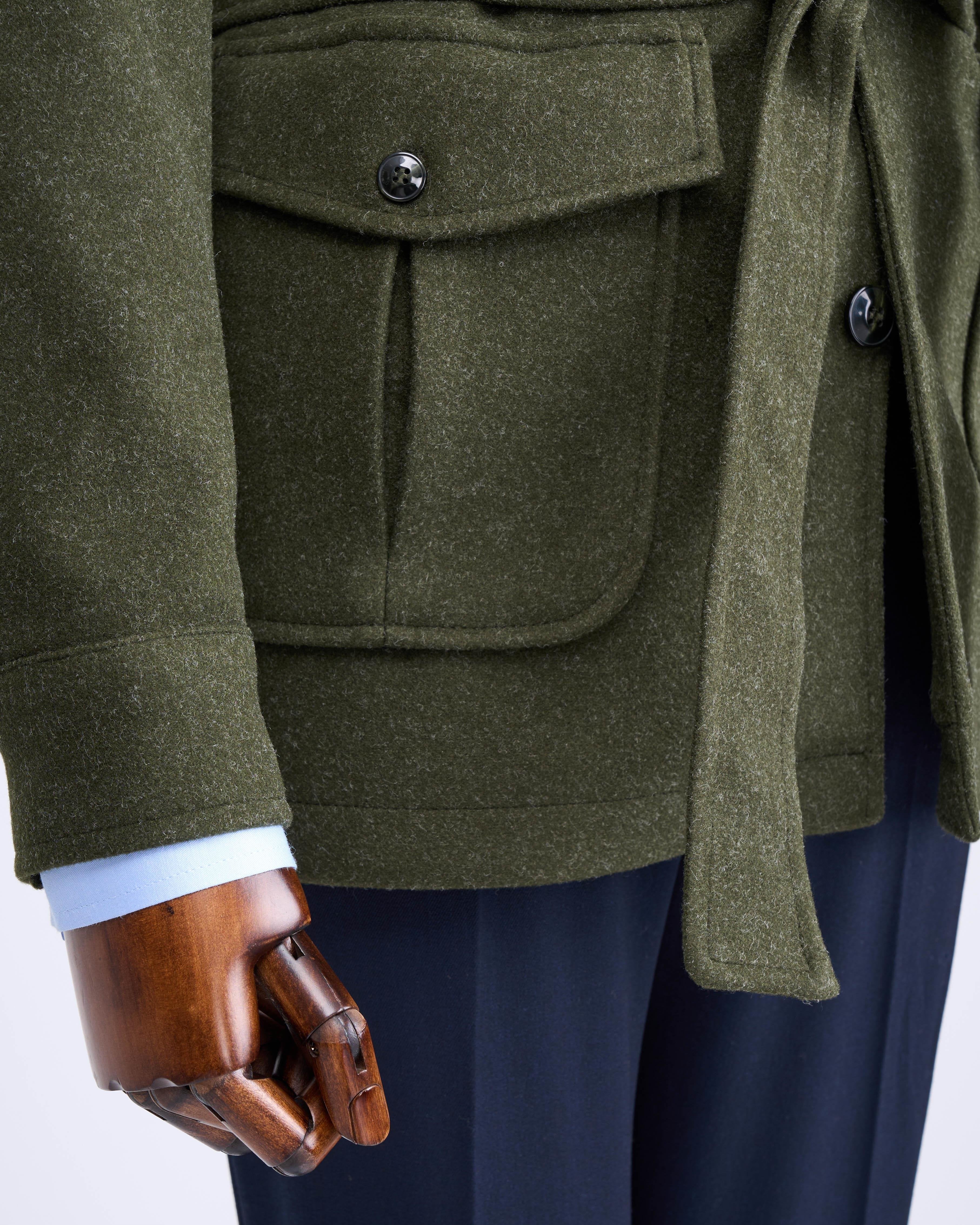 Green Single Breasted Blazer