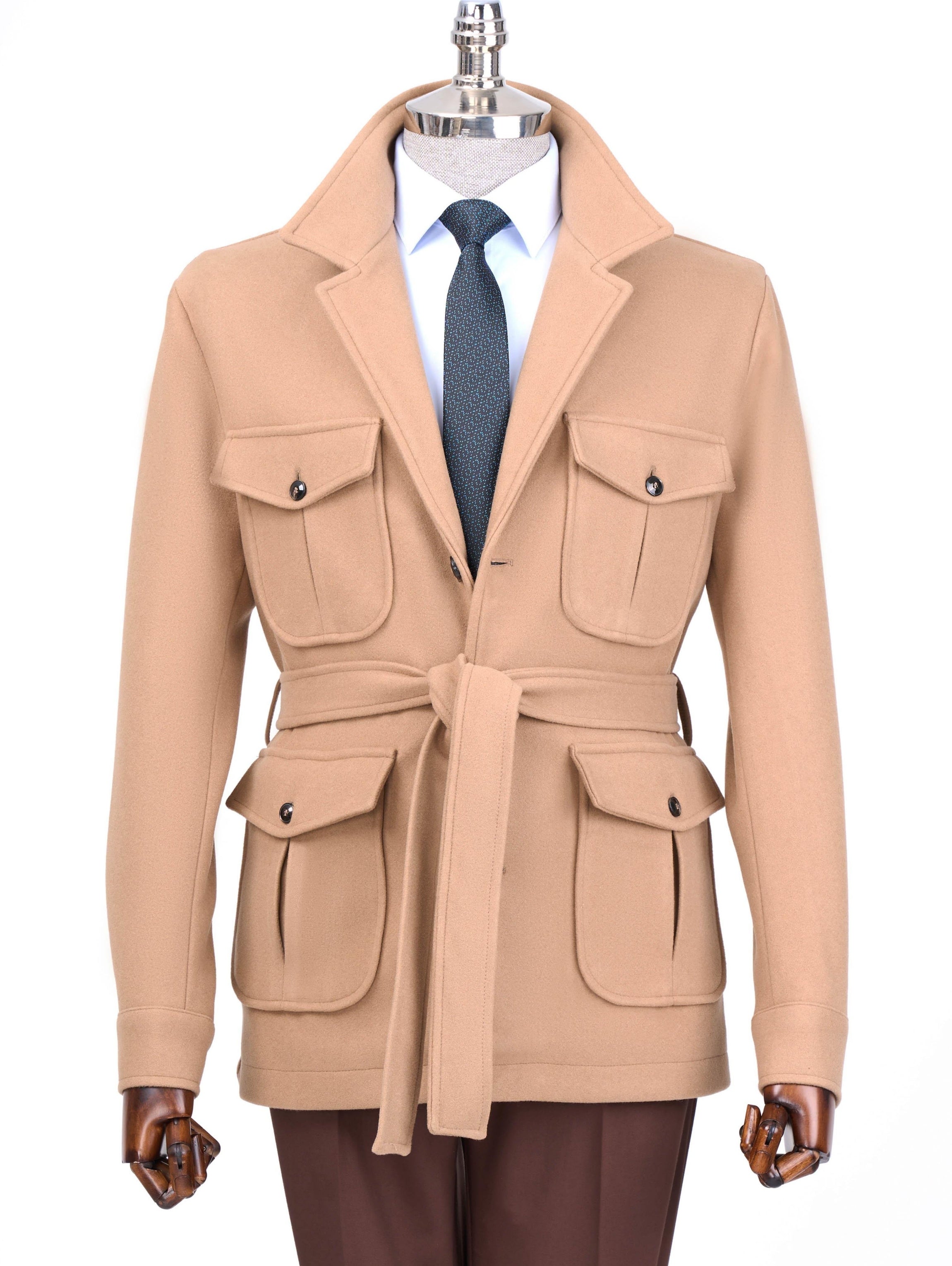 Camel Single Breasted Blazer