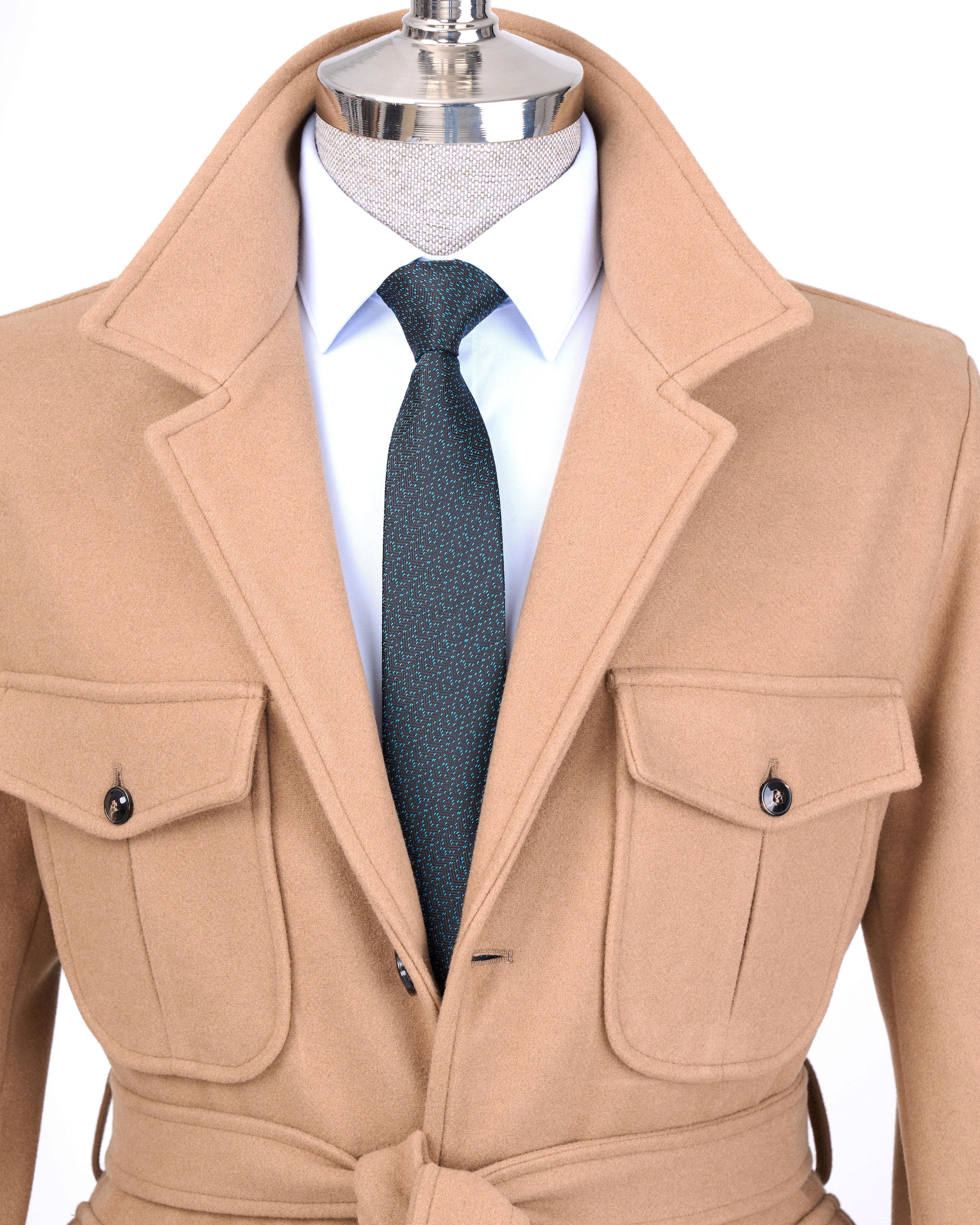 Camel Single Breasted Blazer