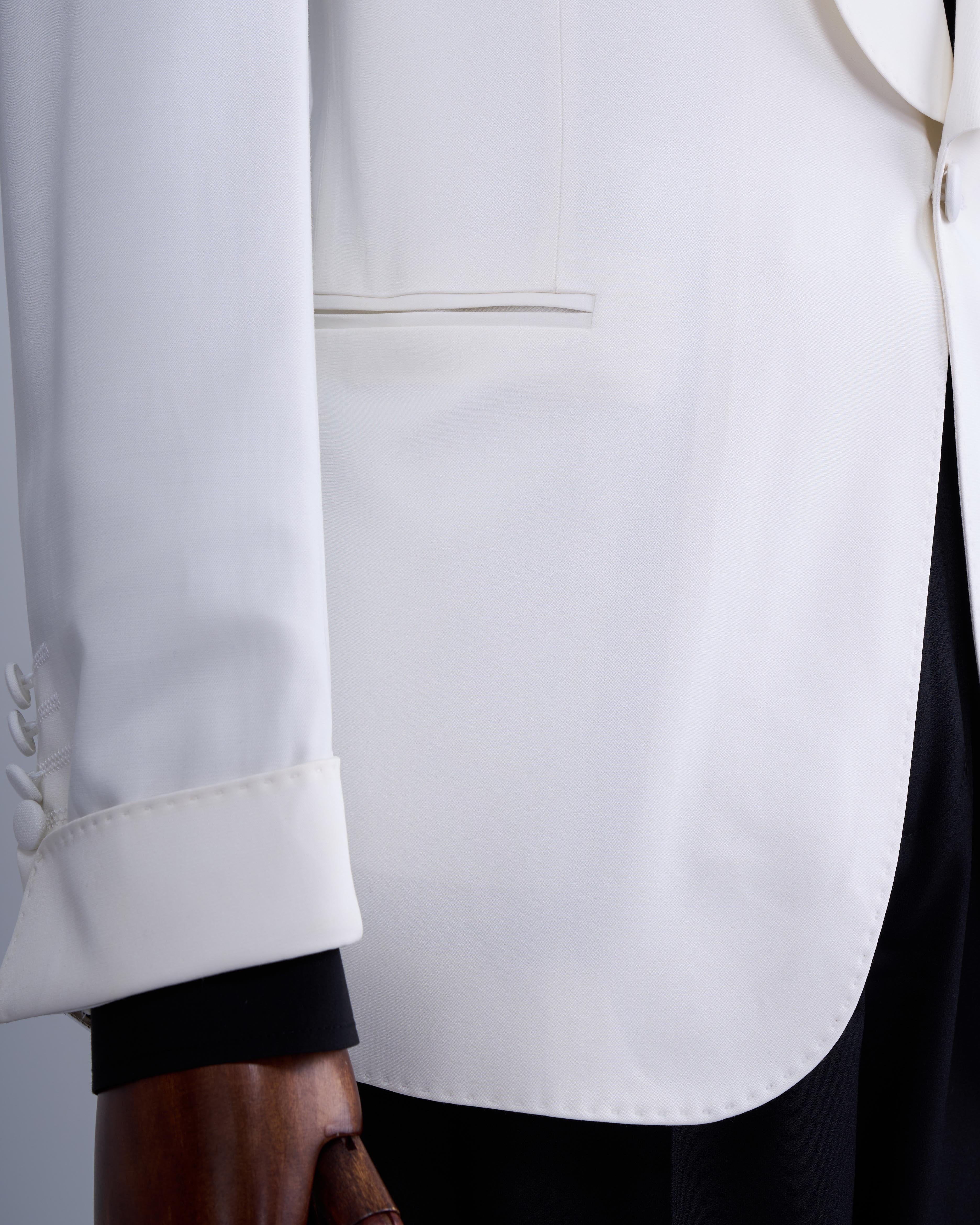 White Slim-Fit Tuxedo 2-Piece