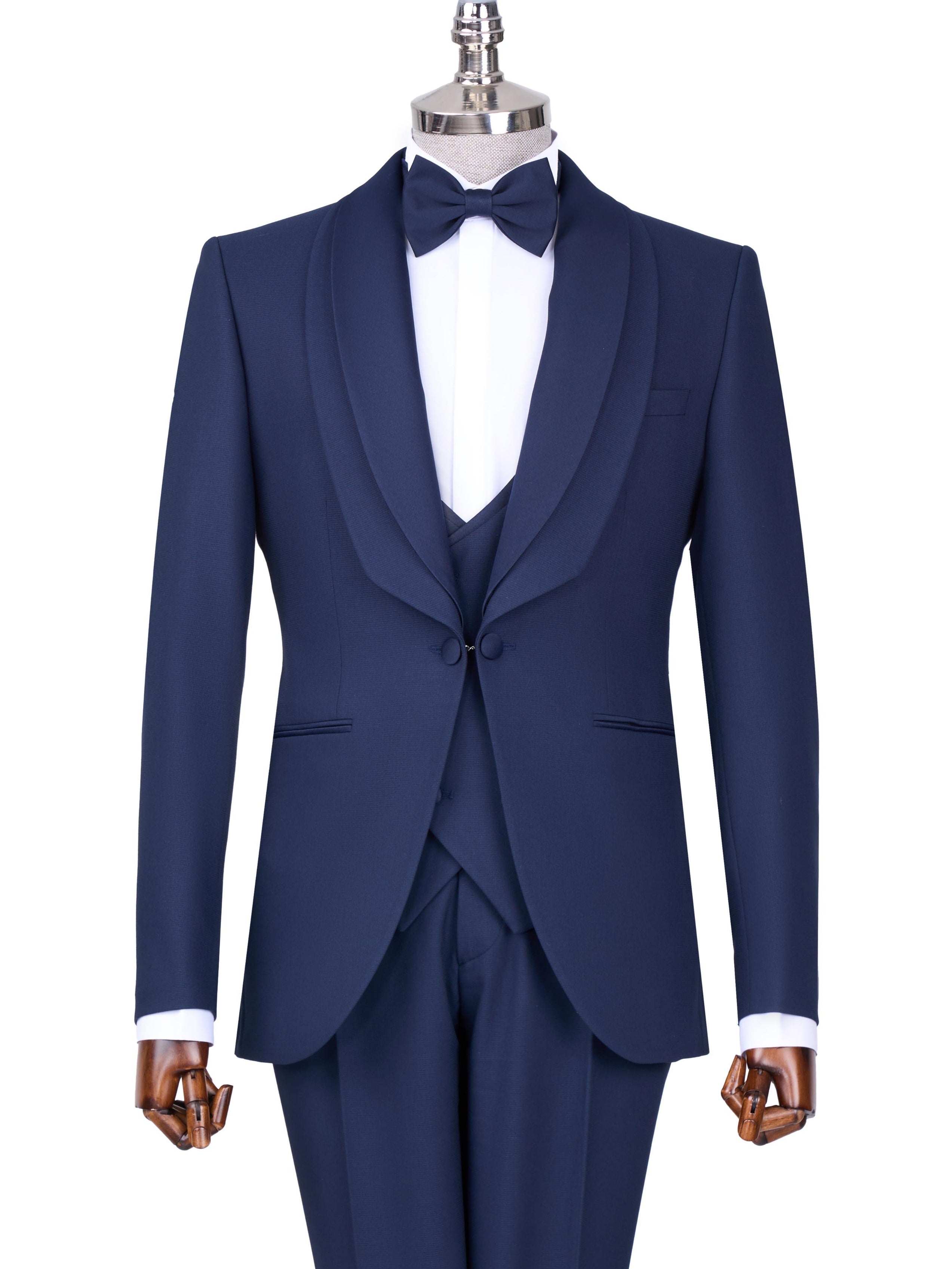 Navy Slim-Fit Tuxedo 3-Piece