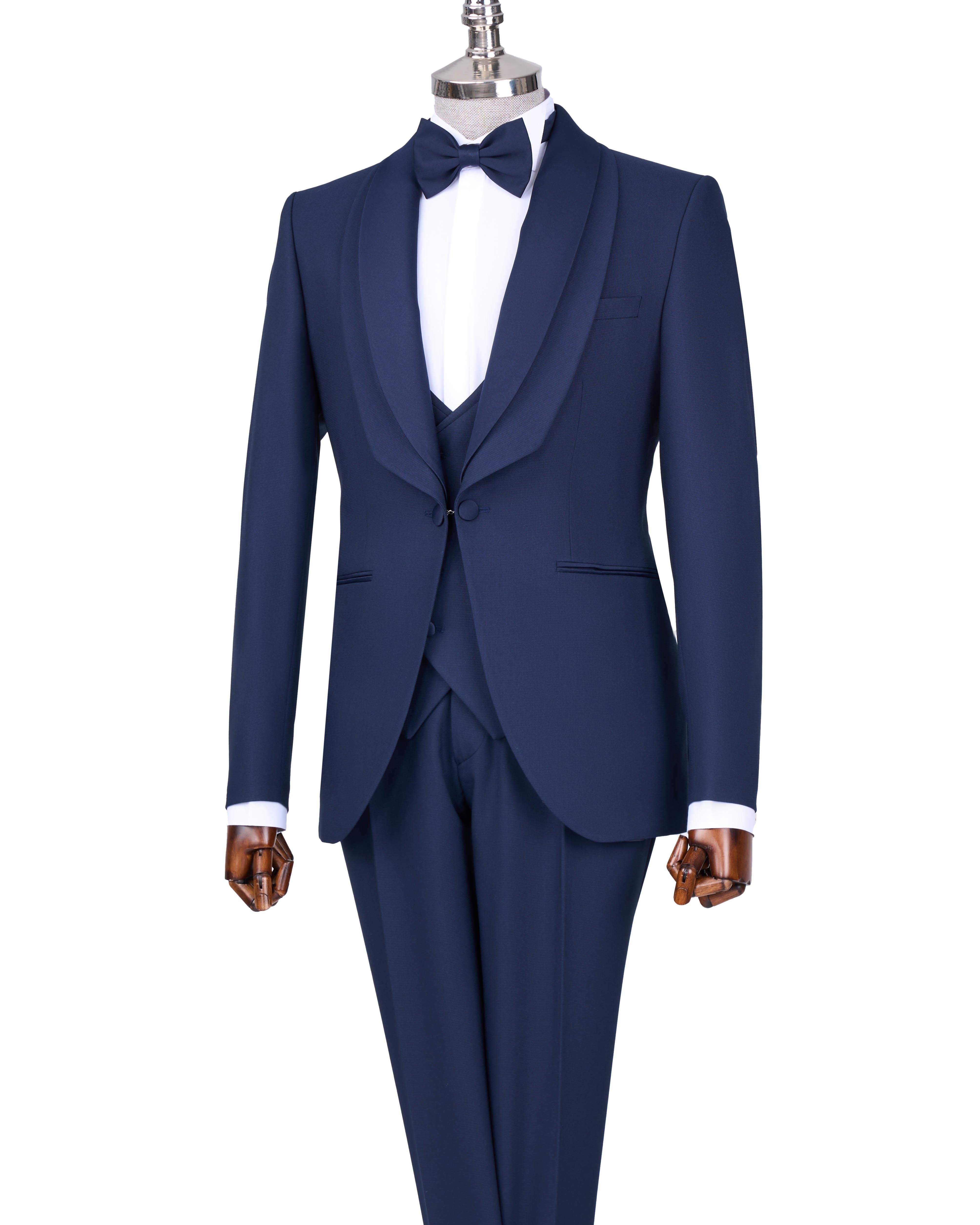 Navy Slim-Fit Tuxedo 3-Piece