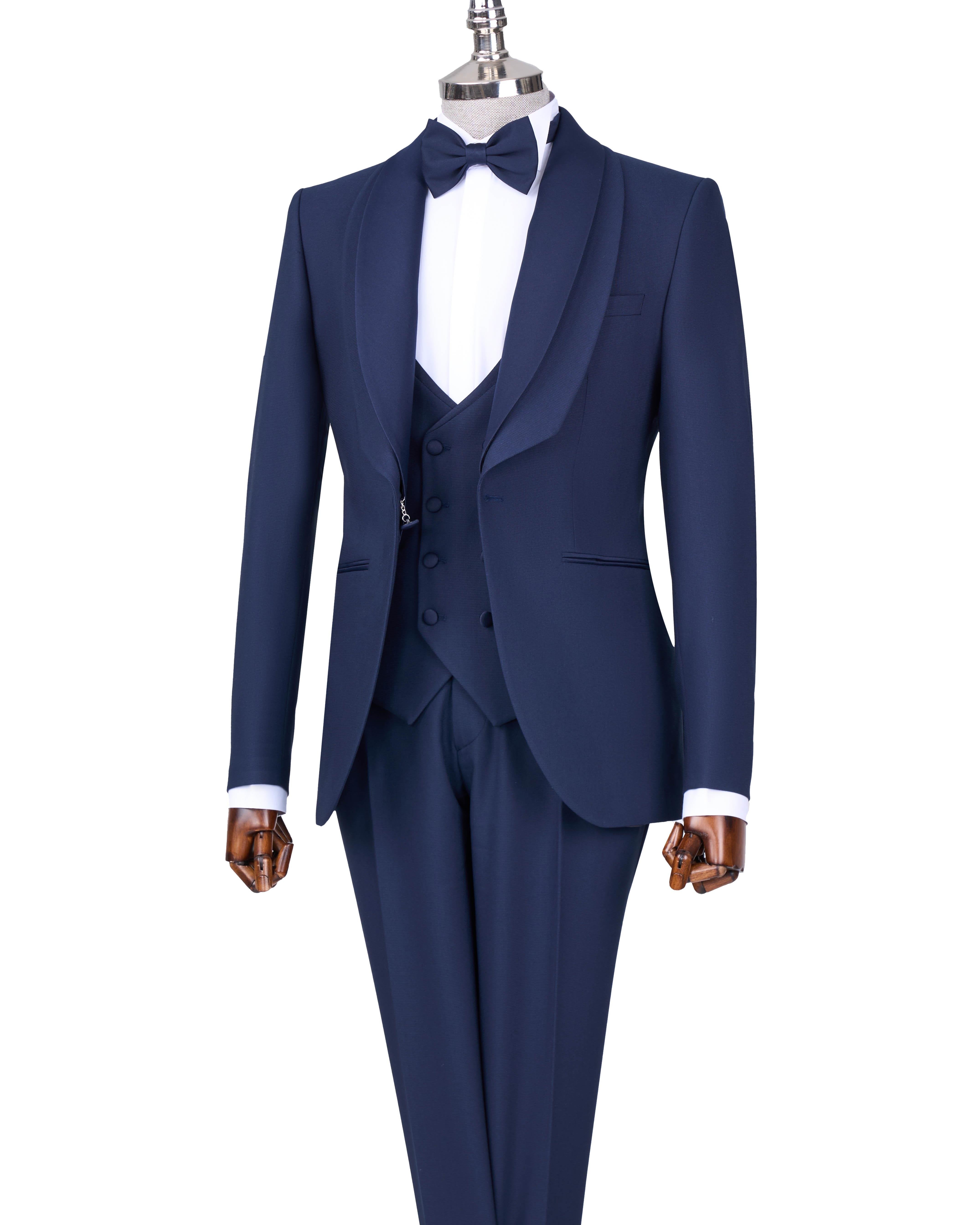 Navy Slim-Fit Tuxedo 3-Piece