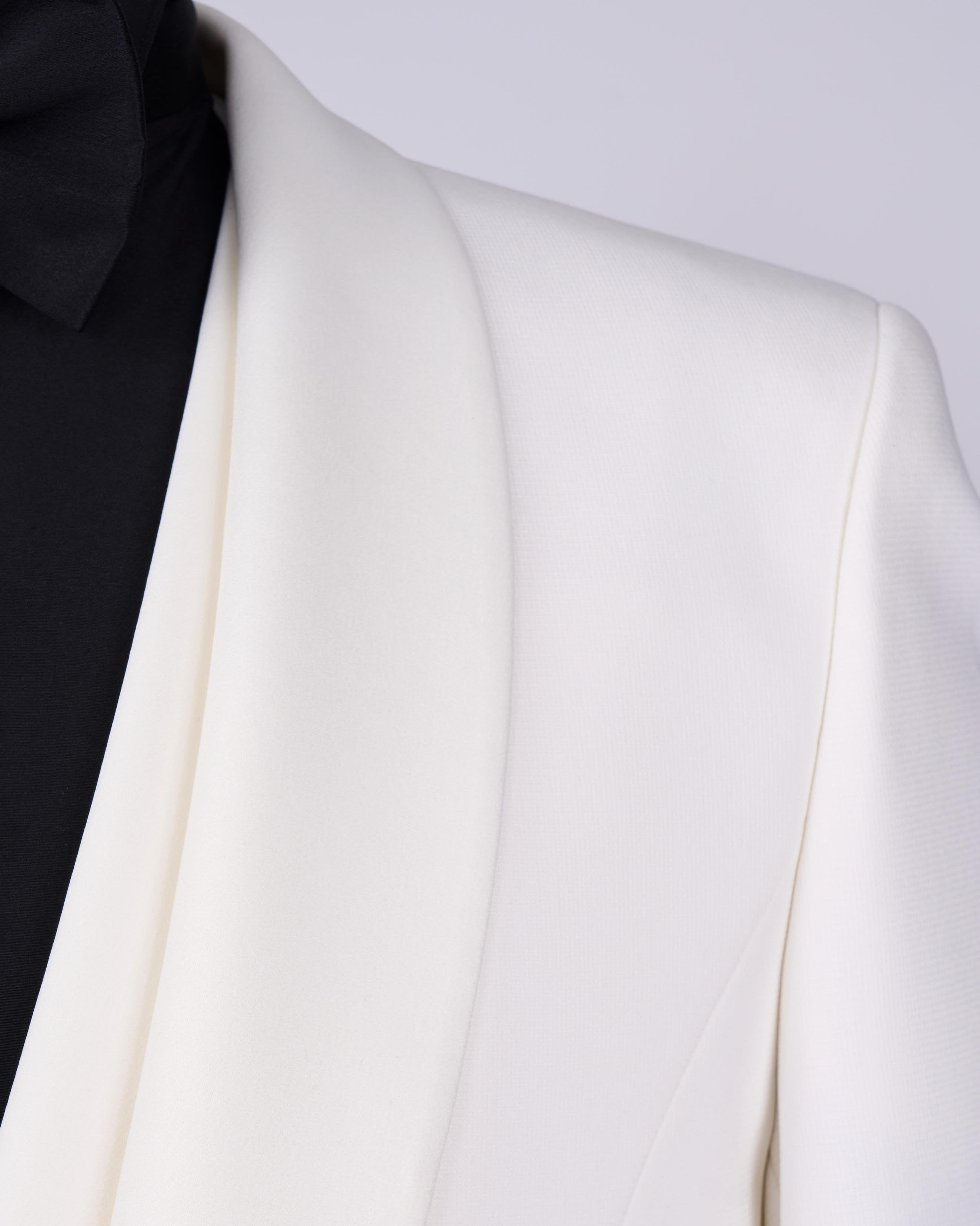 White Slim-Fit Tuxedo 3-Piece