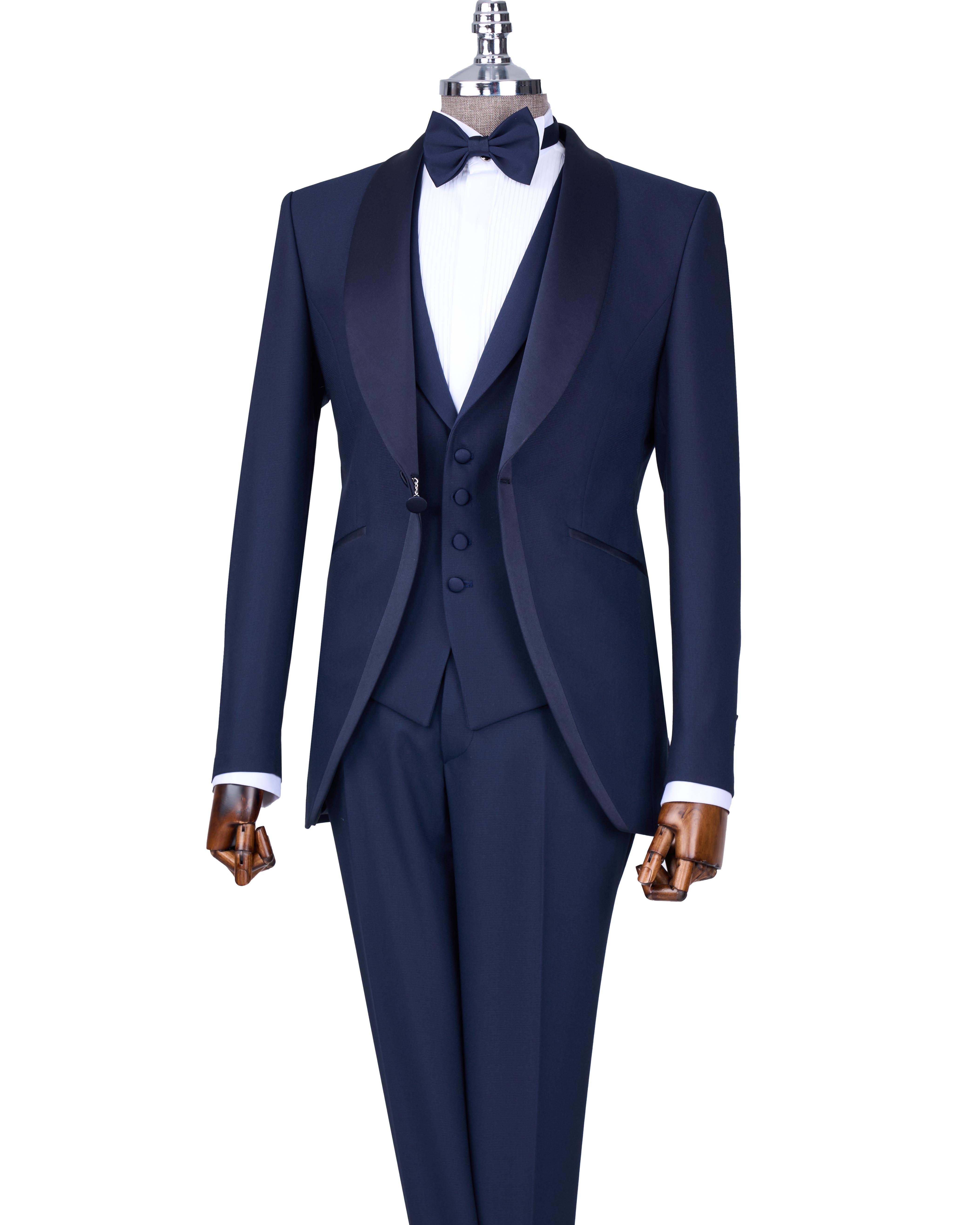 Navy Slim-Fit Tuxedo 3-Piece