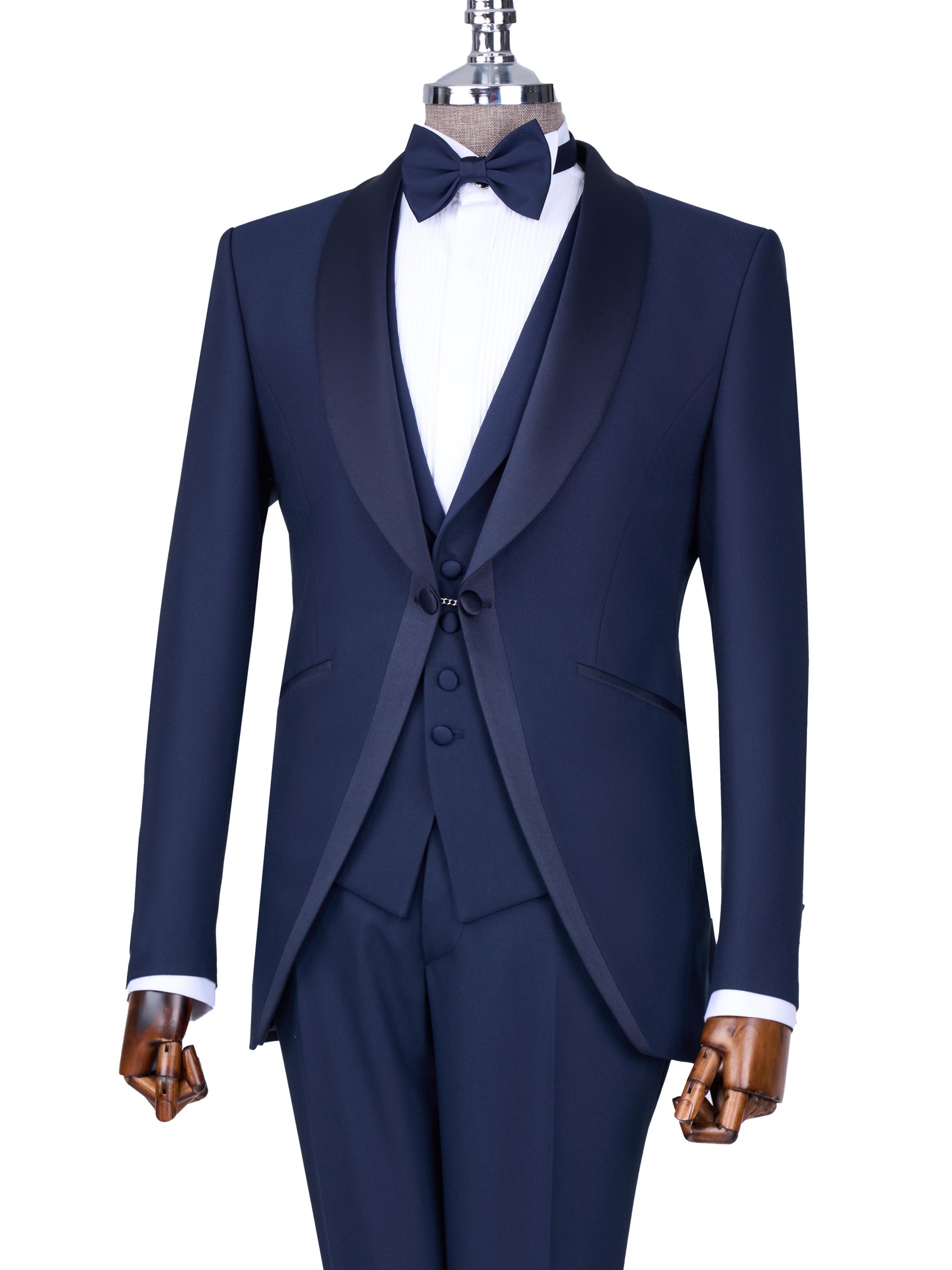 Navy Slim-Fit Tuxedo 3-Piece