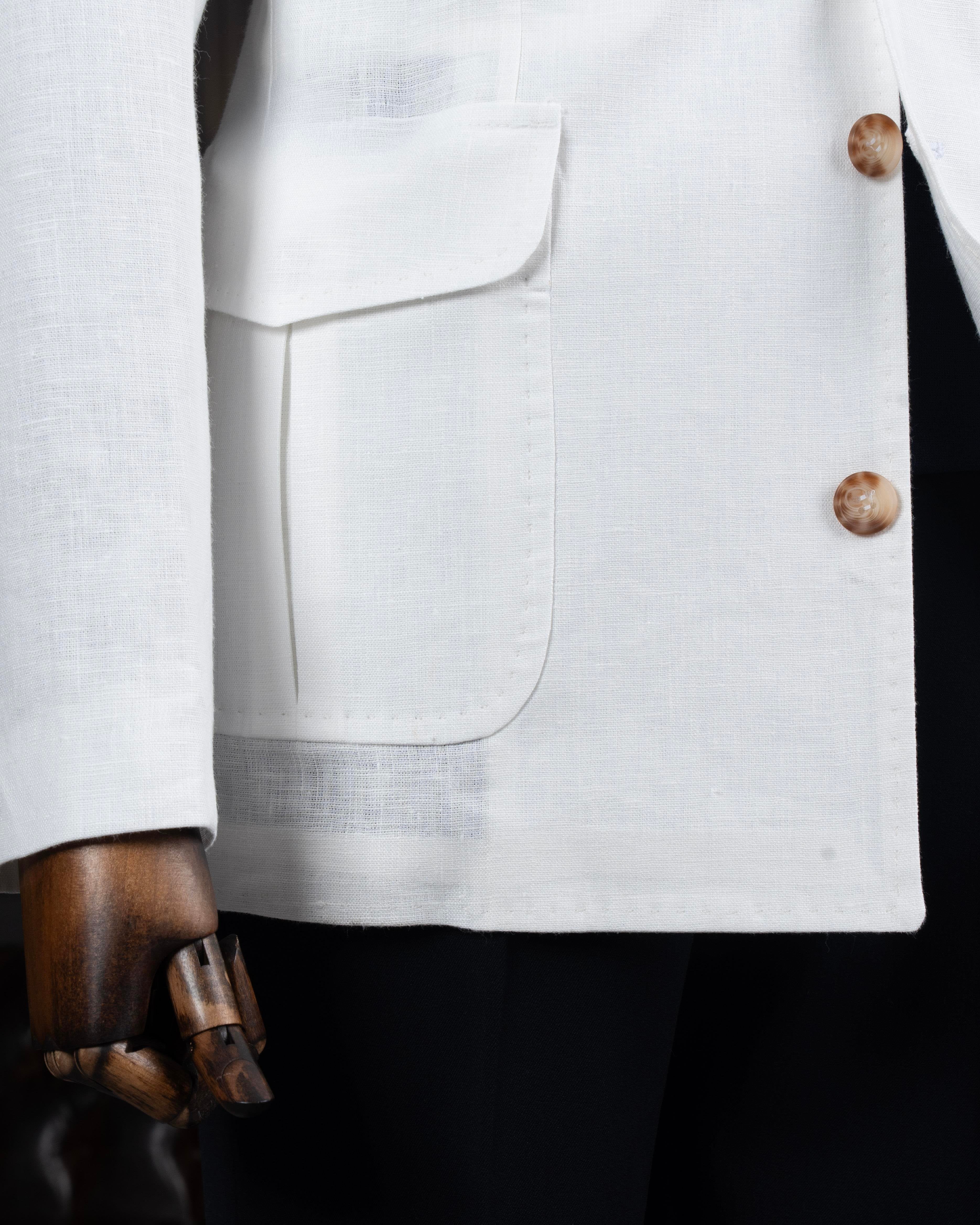 White Single Breasted Blazer
