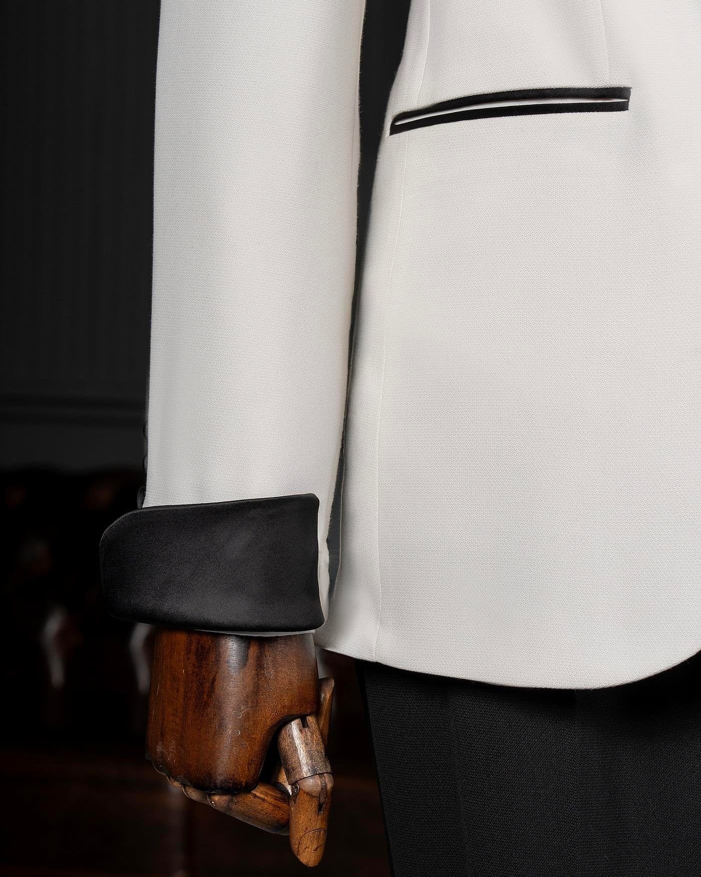 Light Beige Slim-Fit Tuxedo 3-Piece