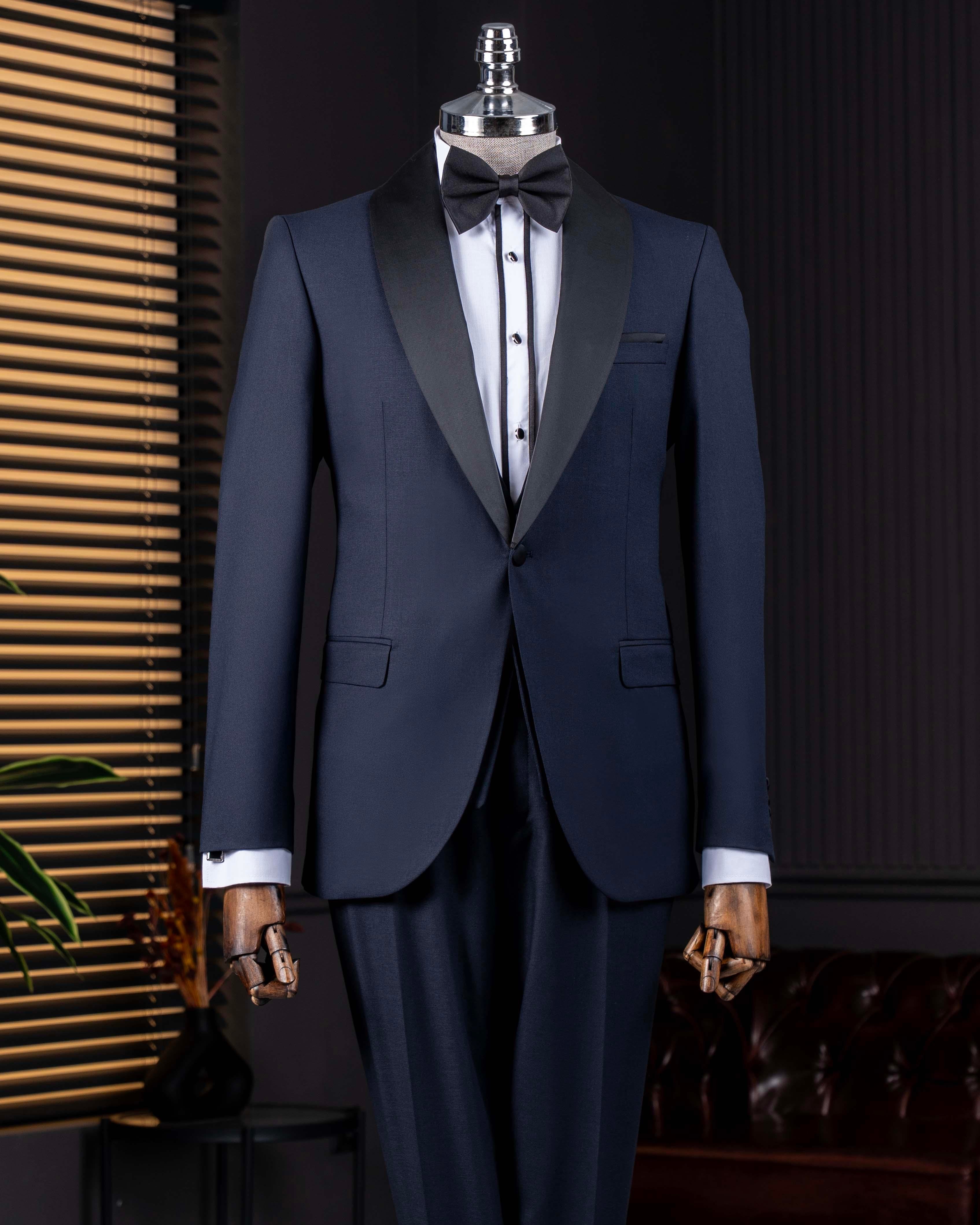 Navy Slim-Fit Tuxedo 3-Piece