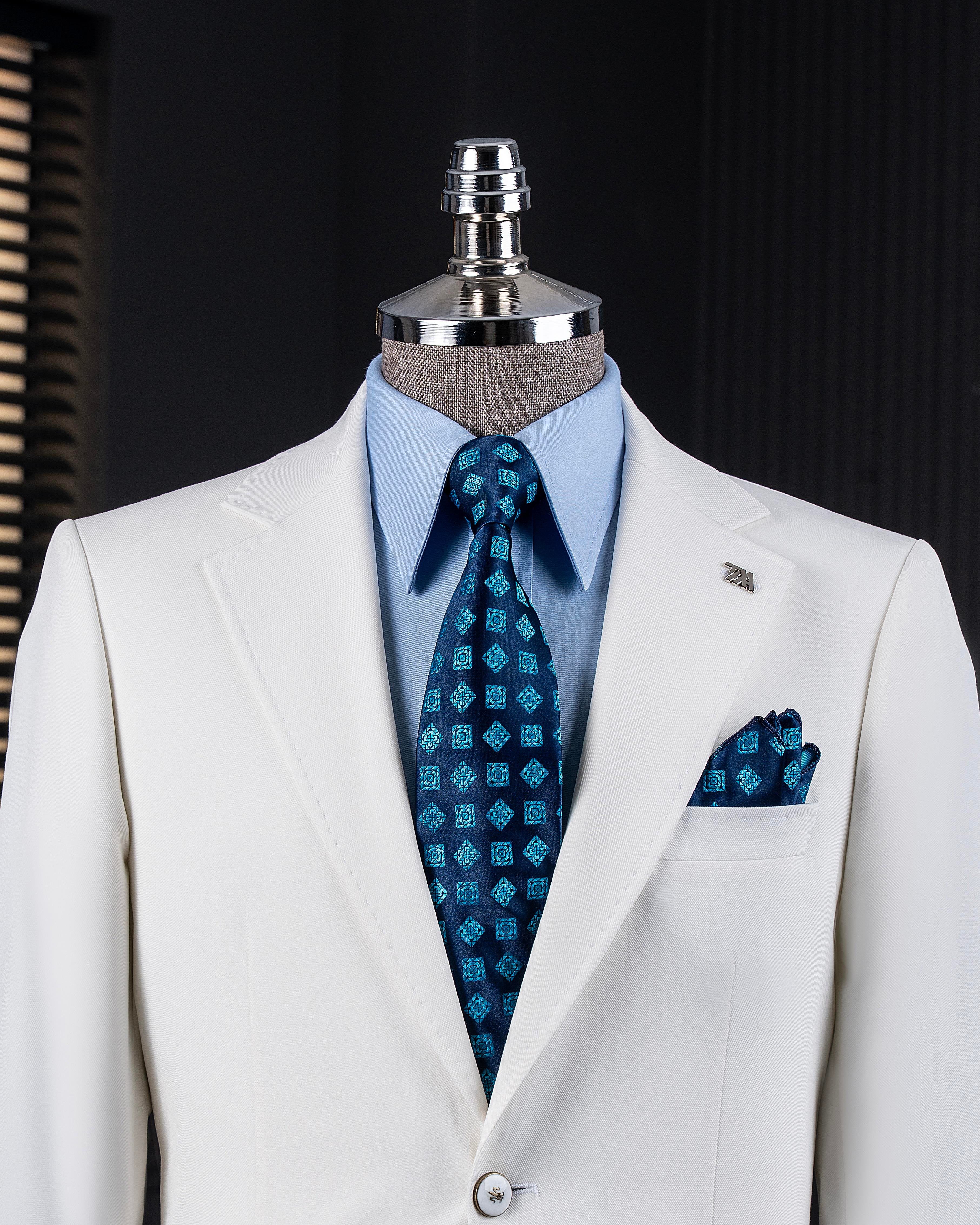 White Single Breasted Blazer