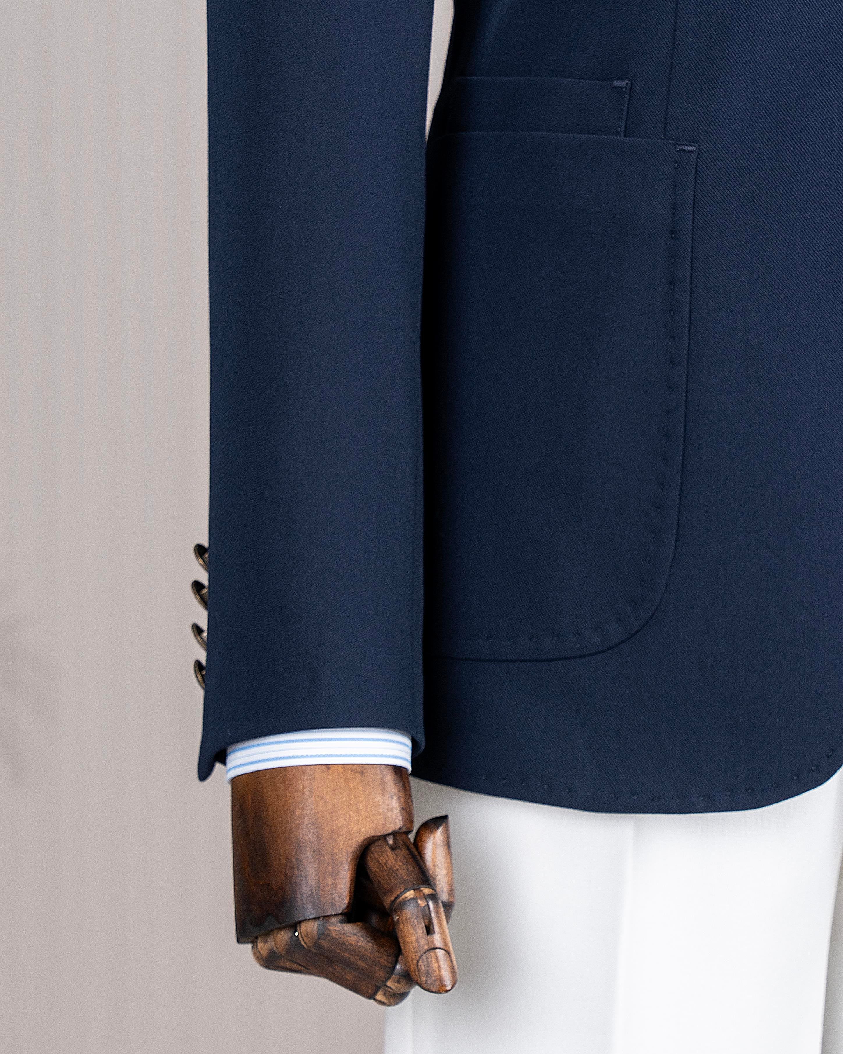 Navy Single Breasted Blazer