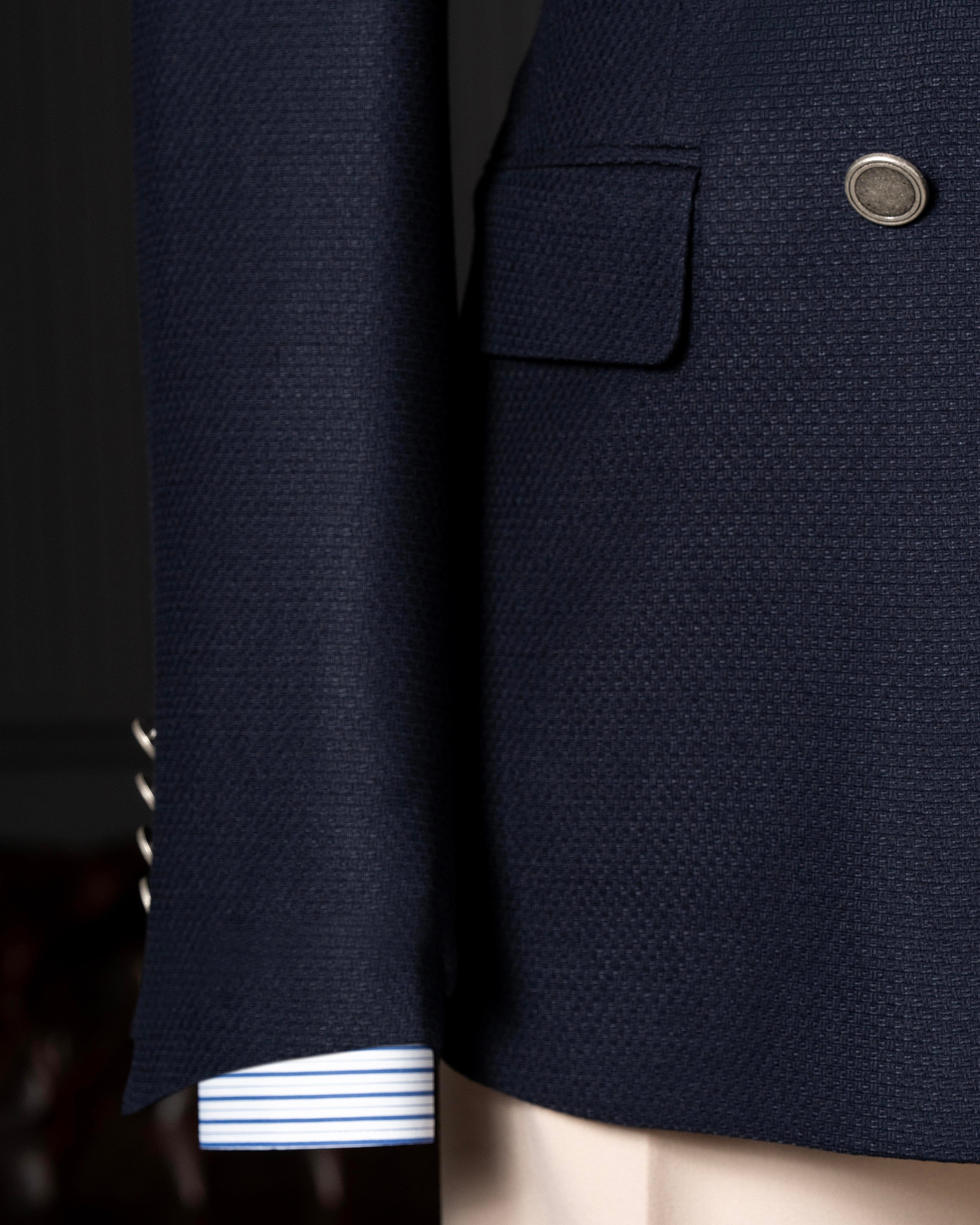Navy Double Breasted Blazer