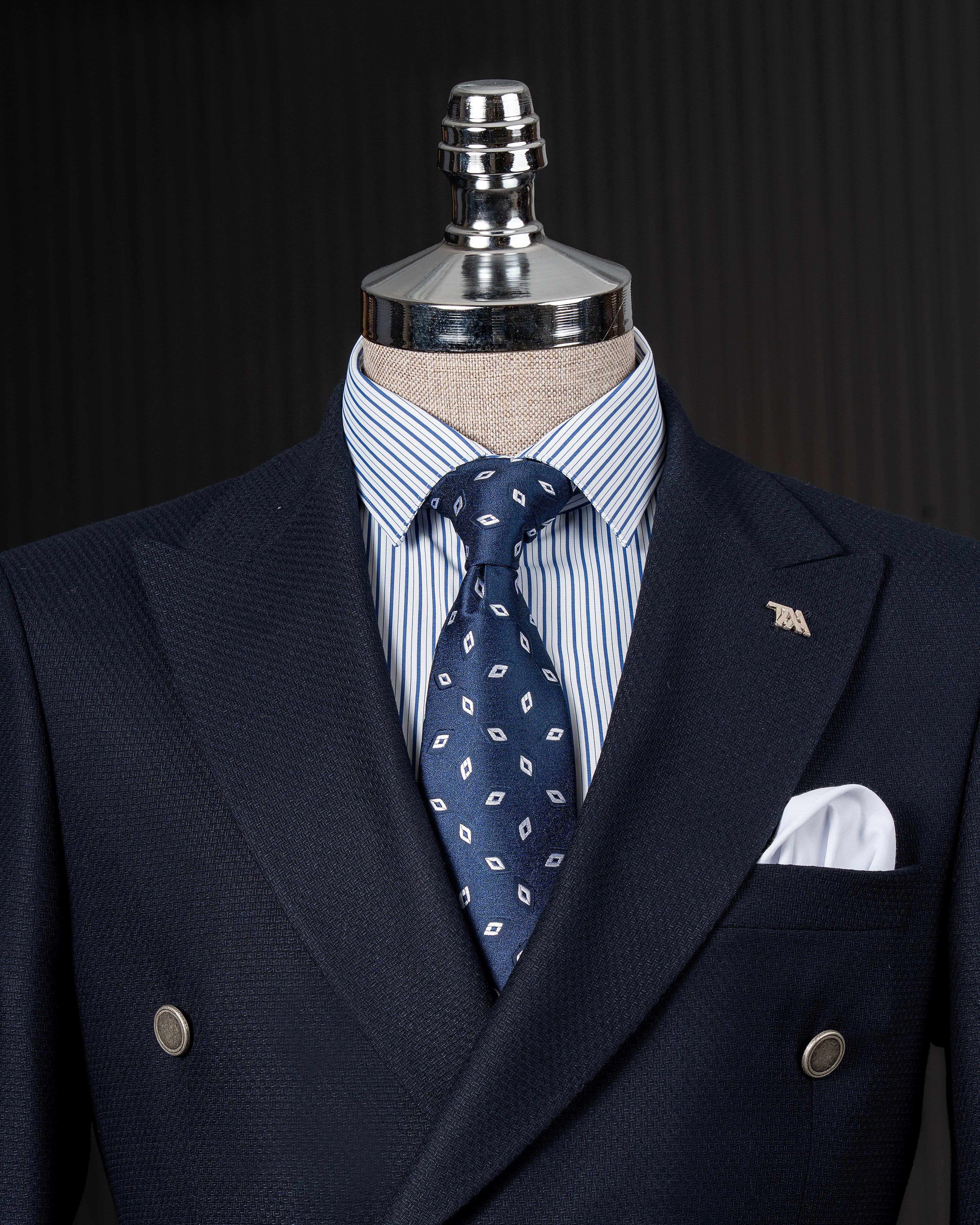 Navy Double Breasted Blazer