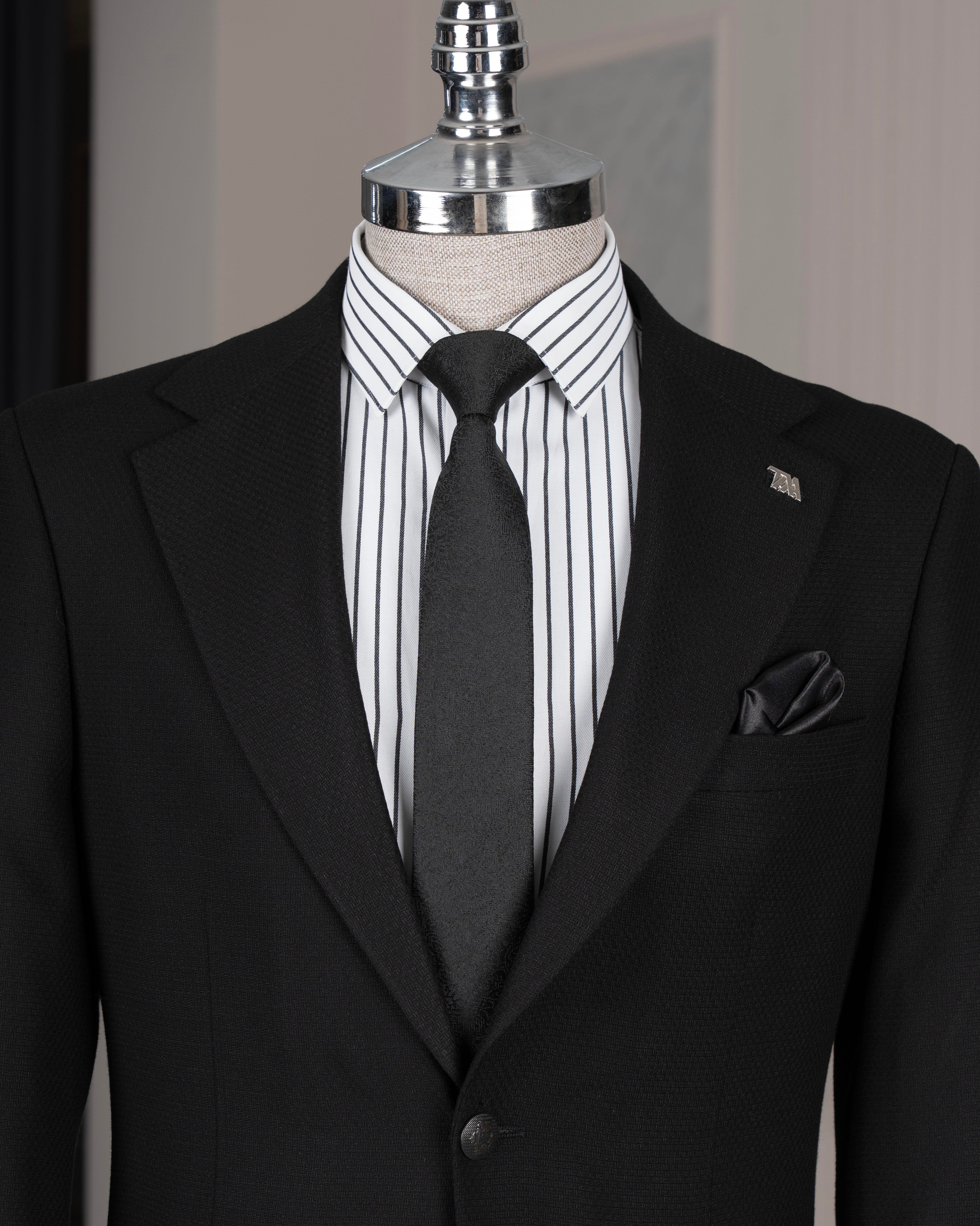 Black Single Breasted Blazer