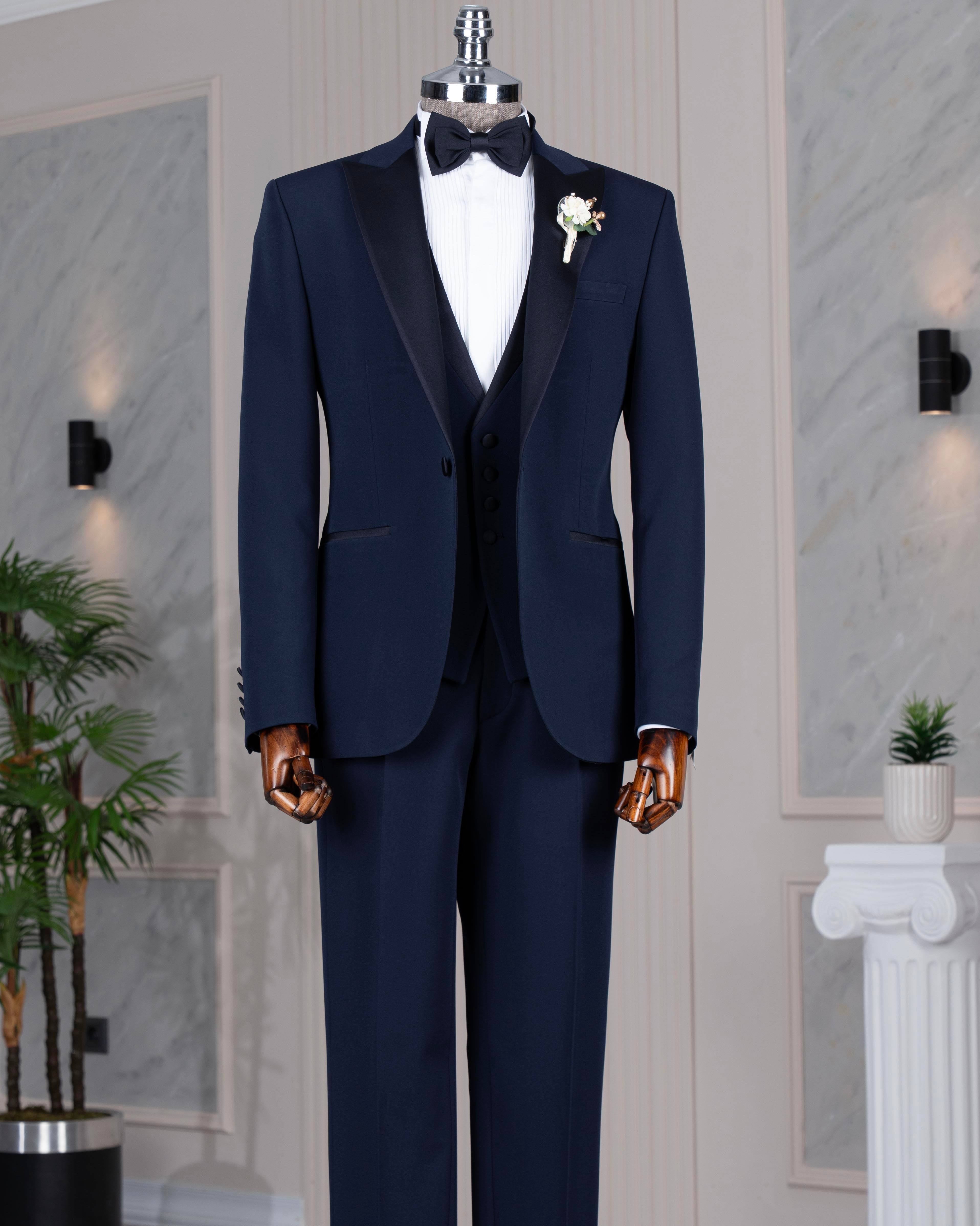 Navy Slim-Fit Tuxedo 3-Piece