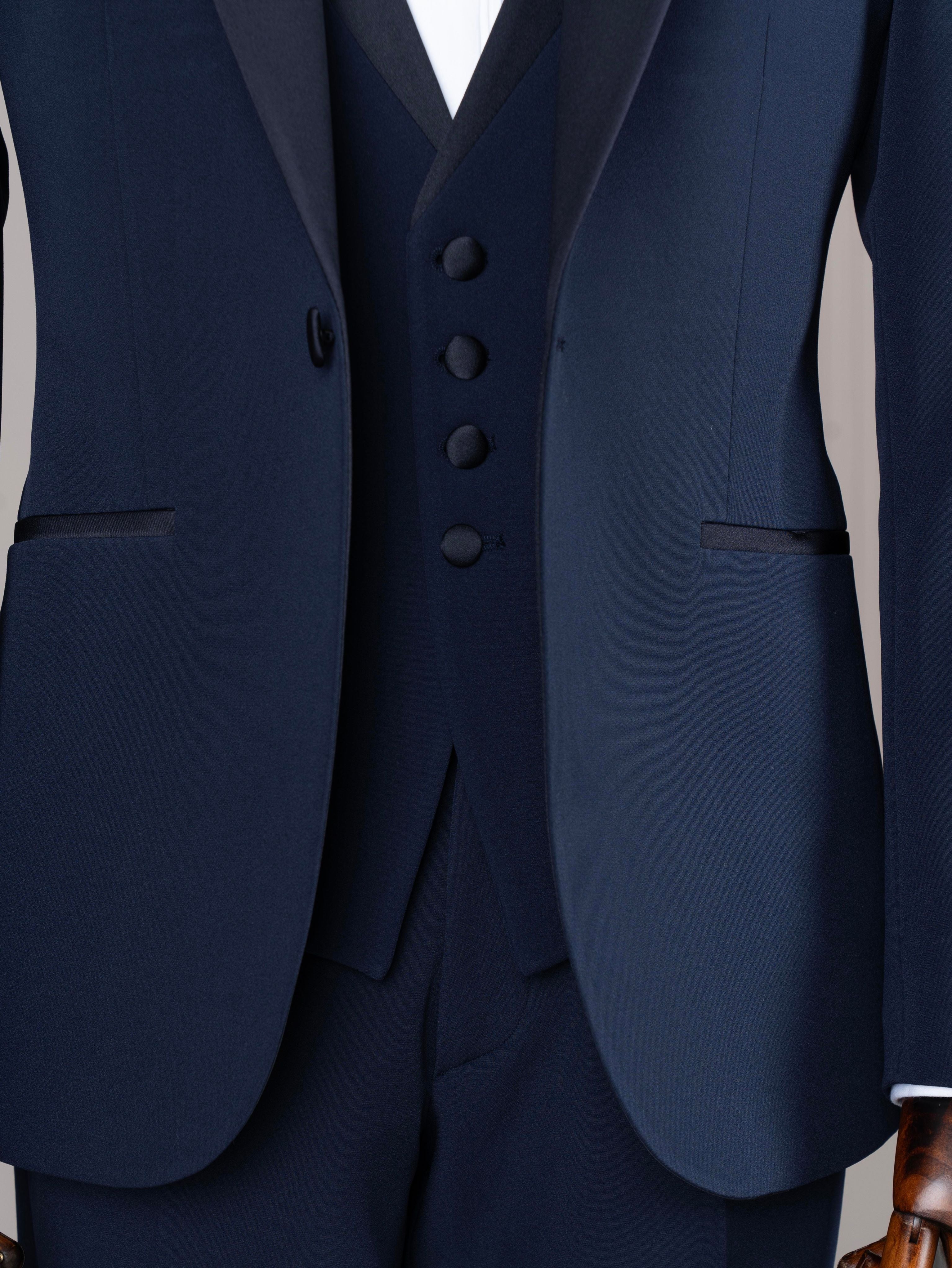 Navy Slim-Fit Tuxedo 3-Piece