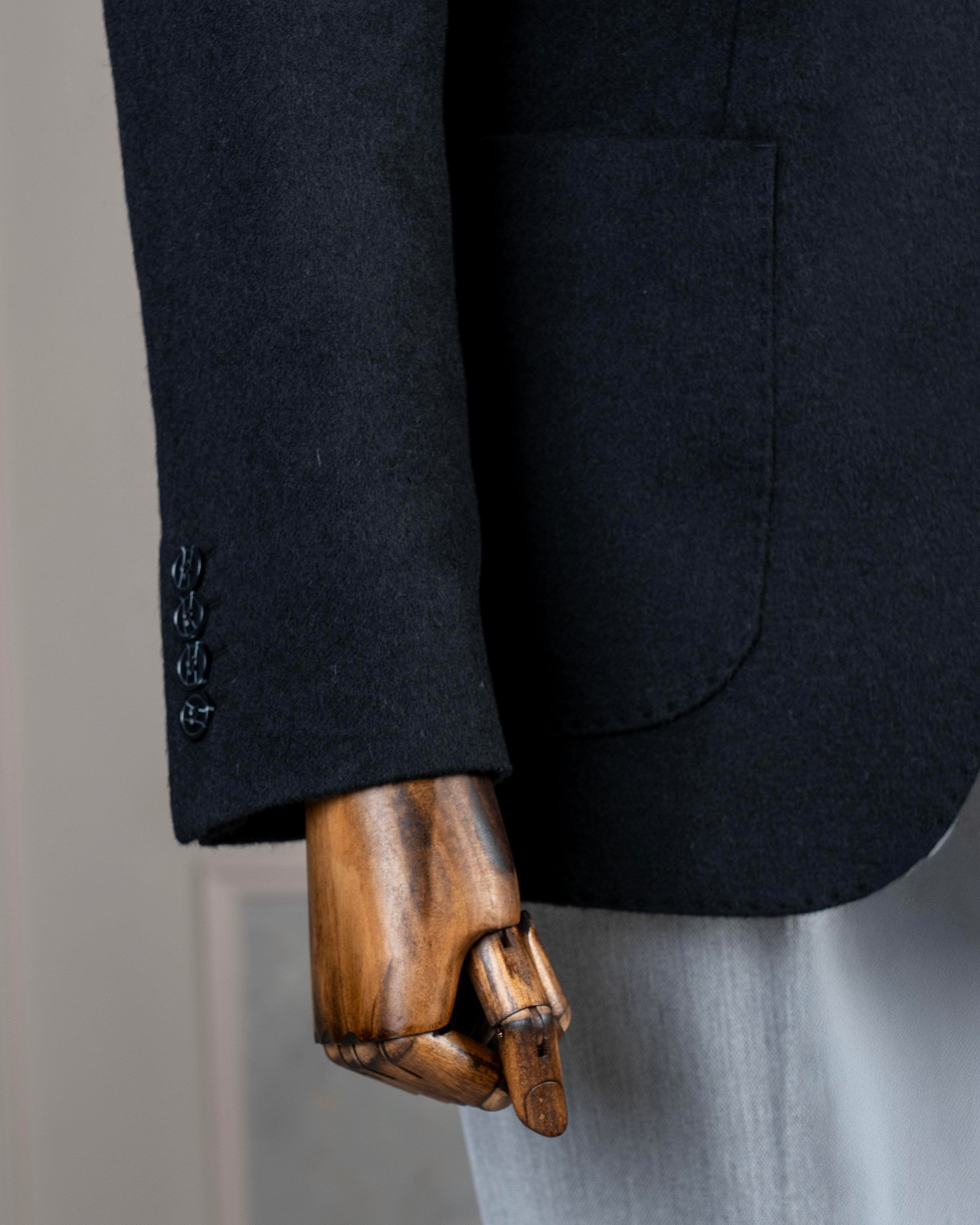 Black Single Breasted Blazer