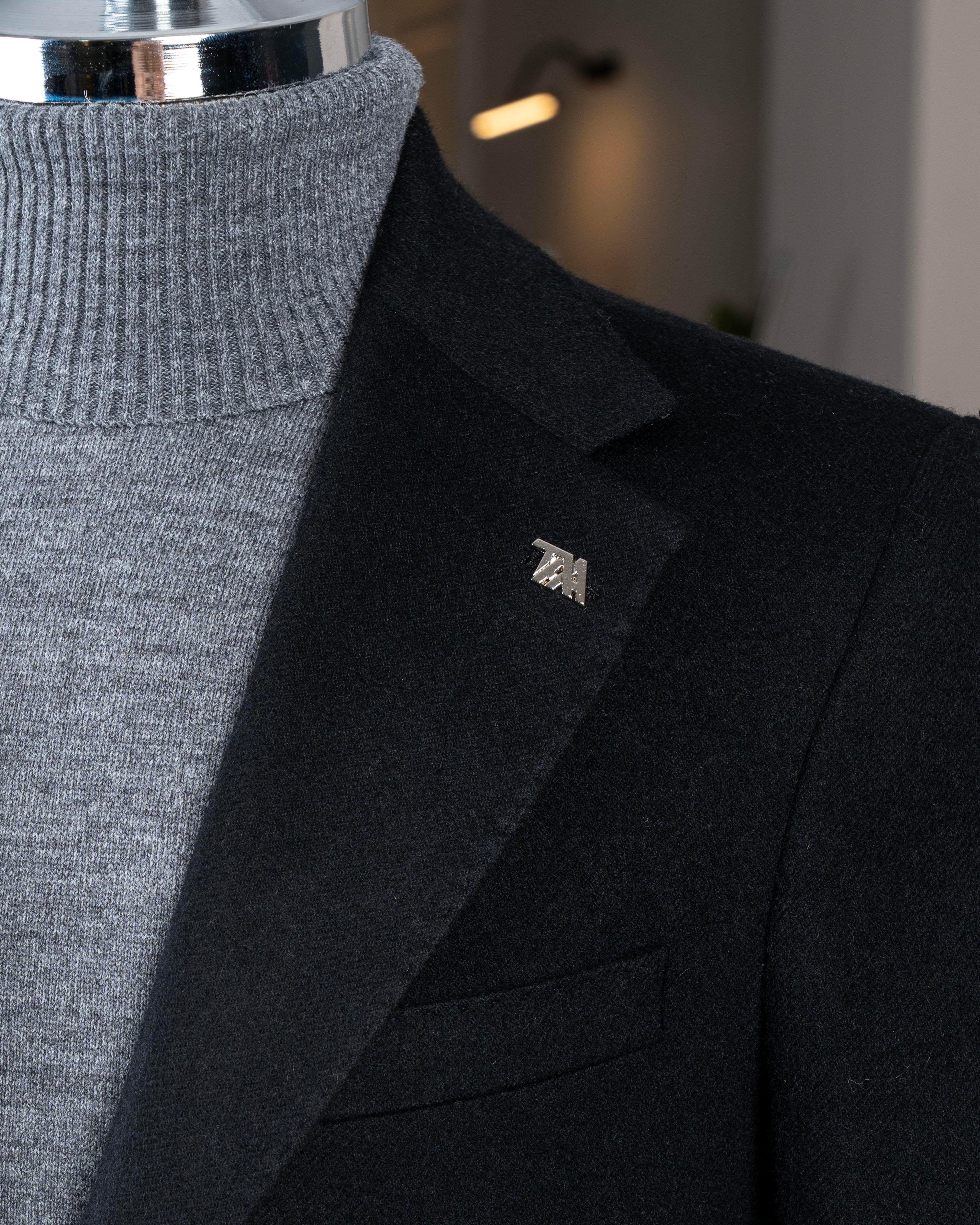 Black Single Breasted Blazer