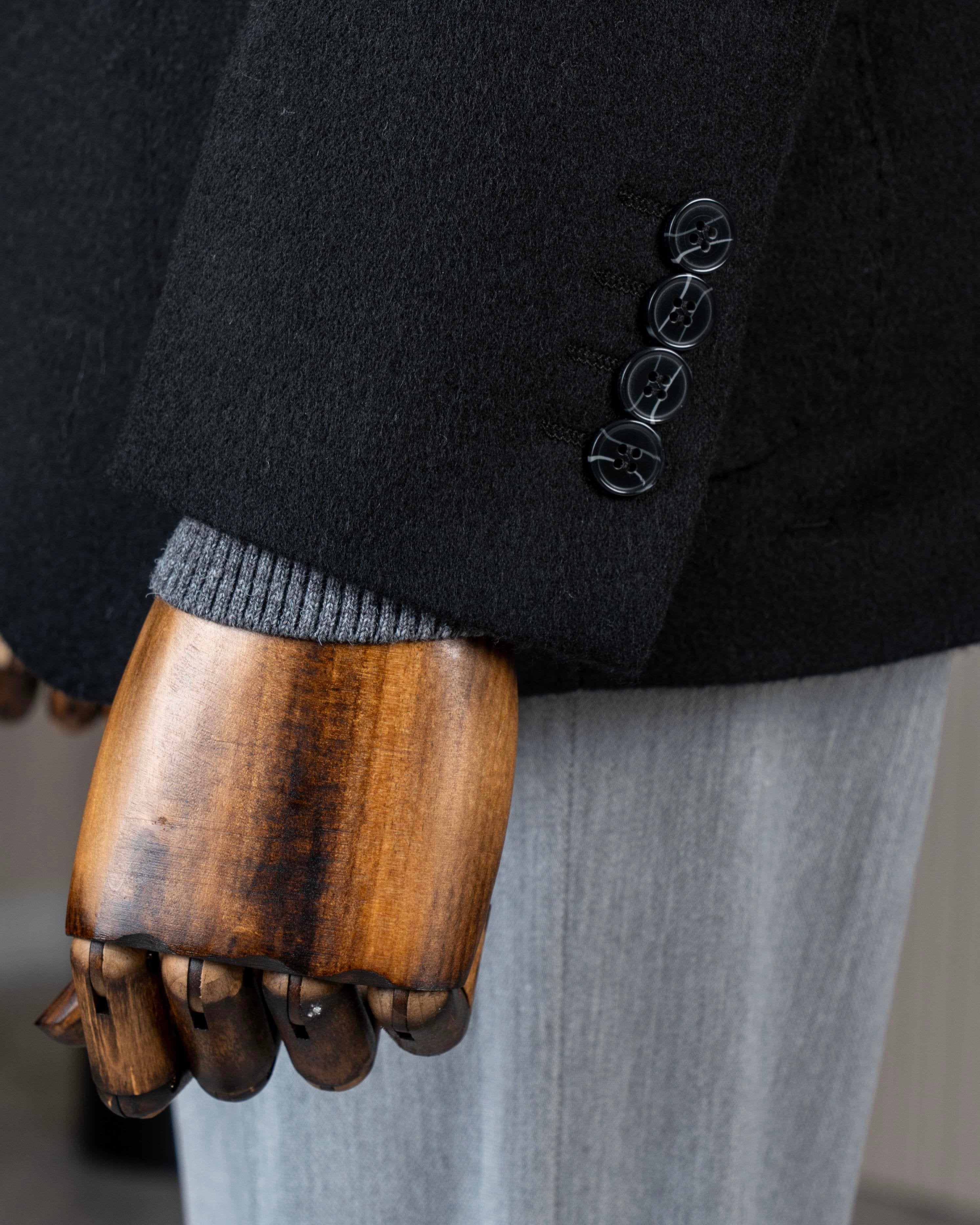 Black Single Breasted Blazer