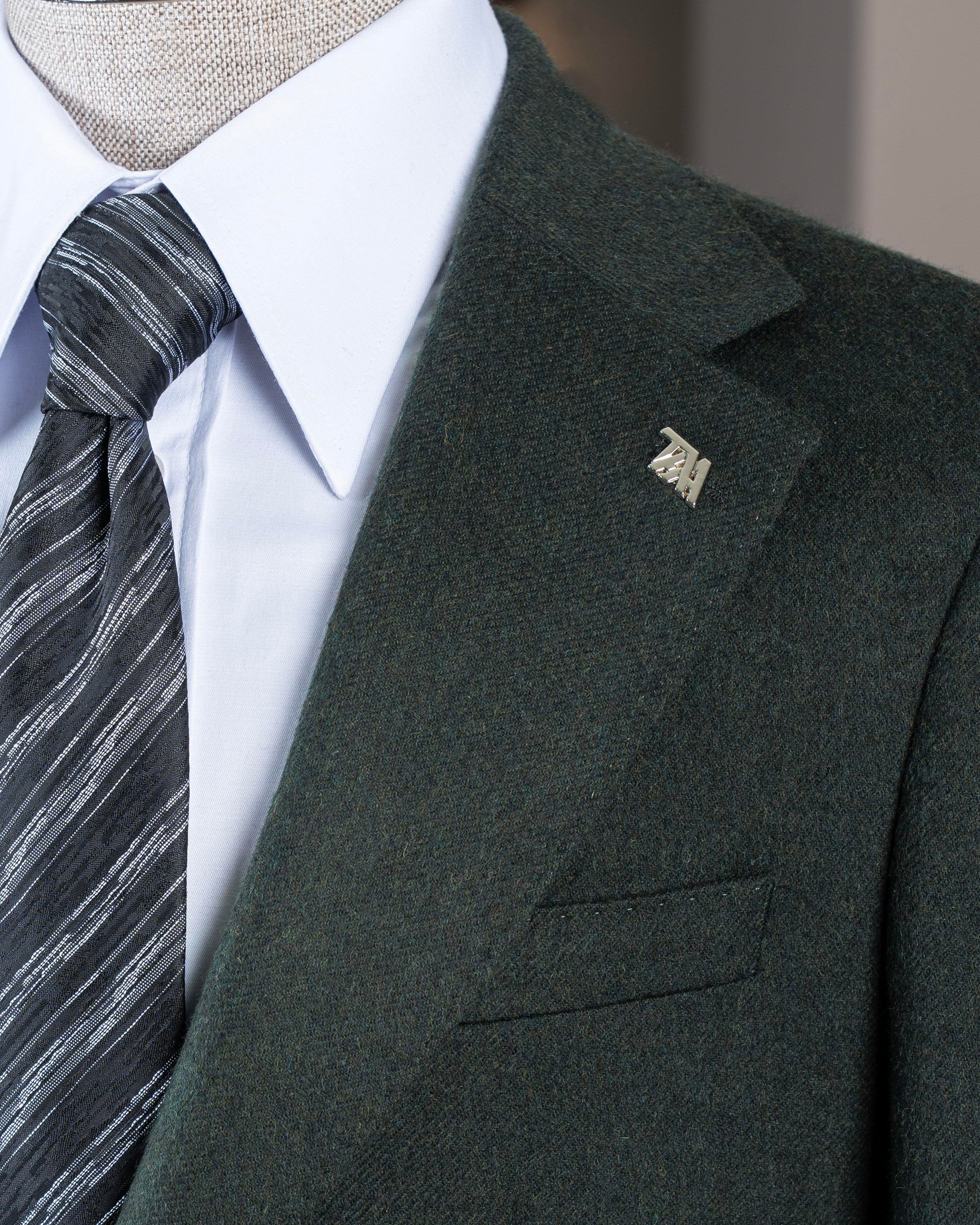 Green Single Breasted Blazer