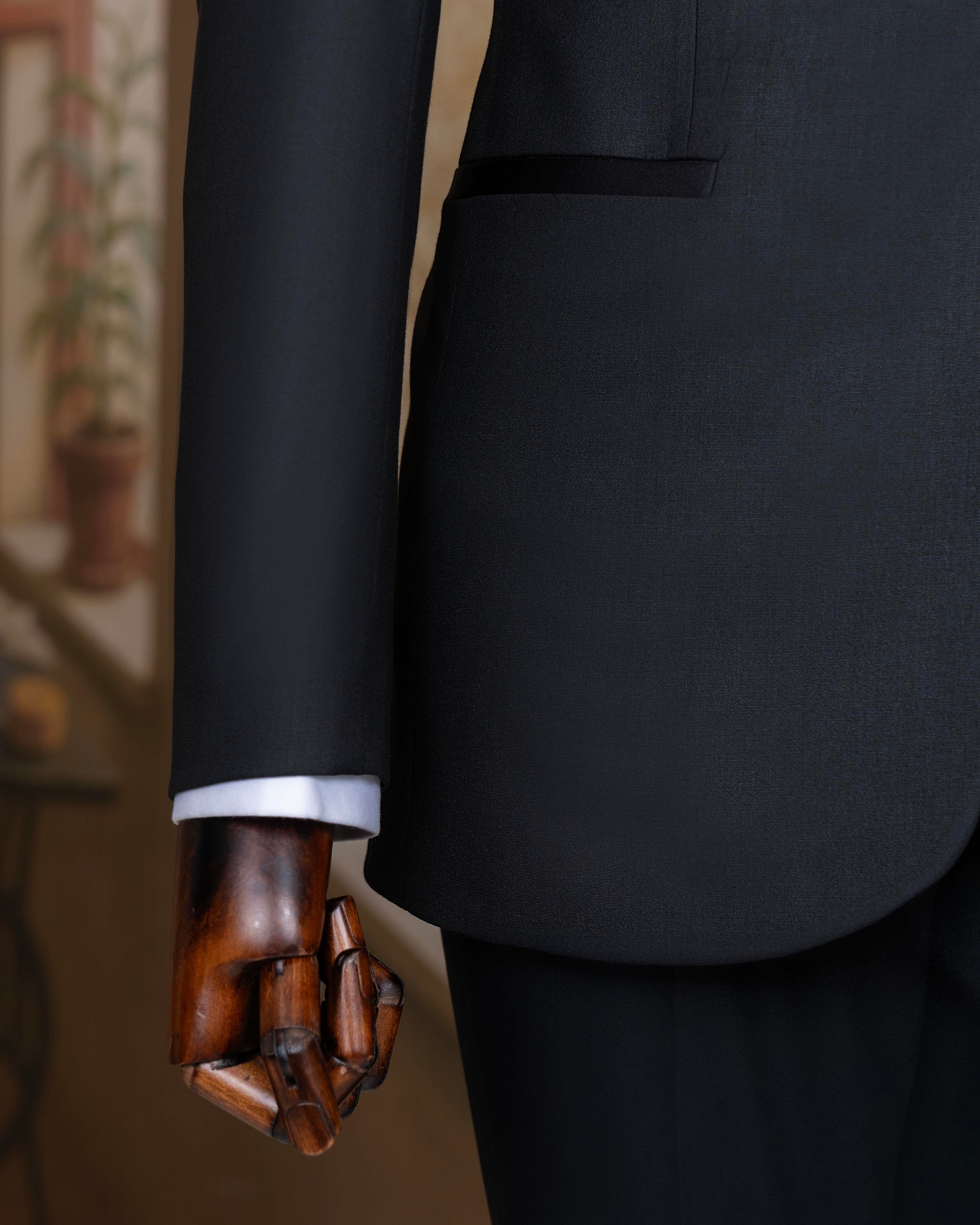 Black Slim-Fit Tuxedo 3-Piece