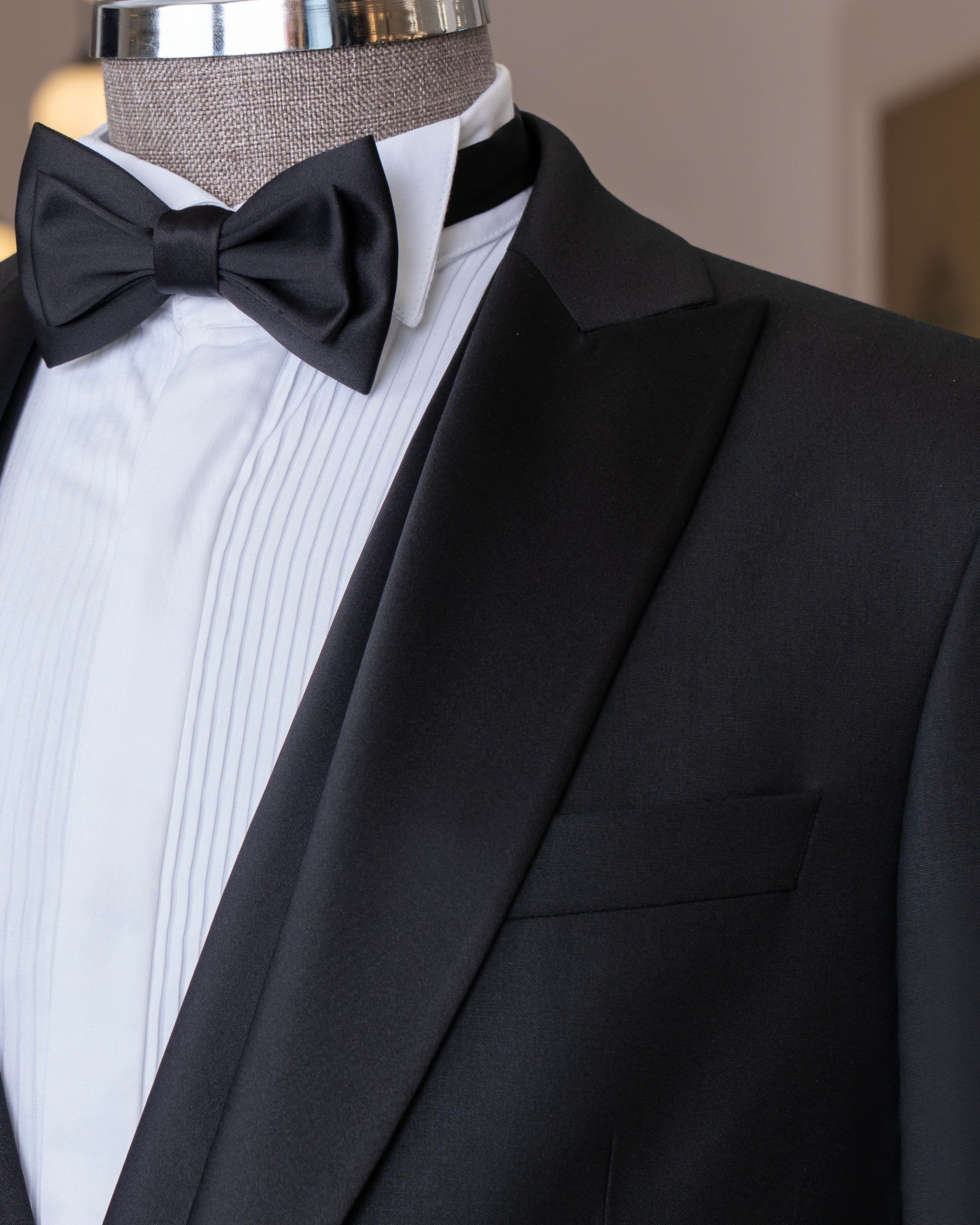 Black Slim-Fit Tuxedo 3-Piece