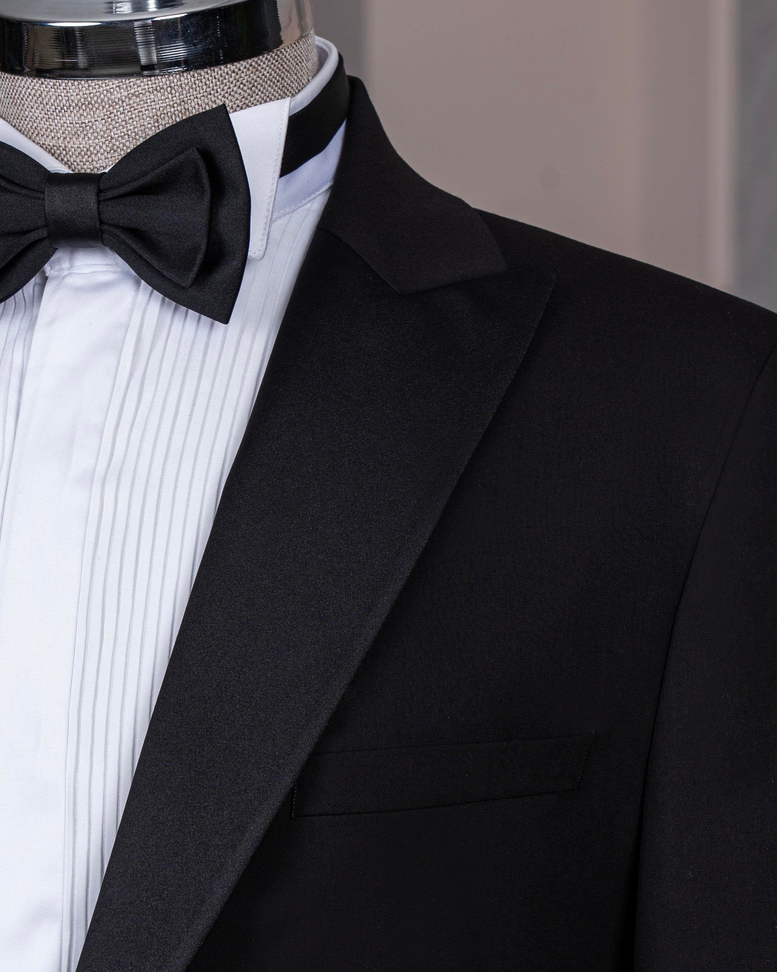 Black Slim-Fit Tuxedo 3-Piece