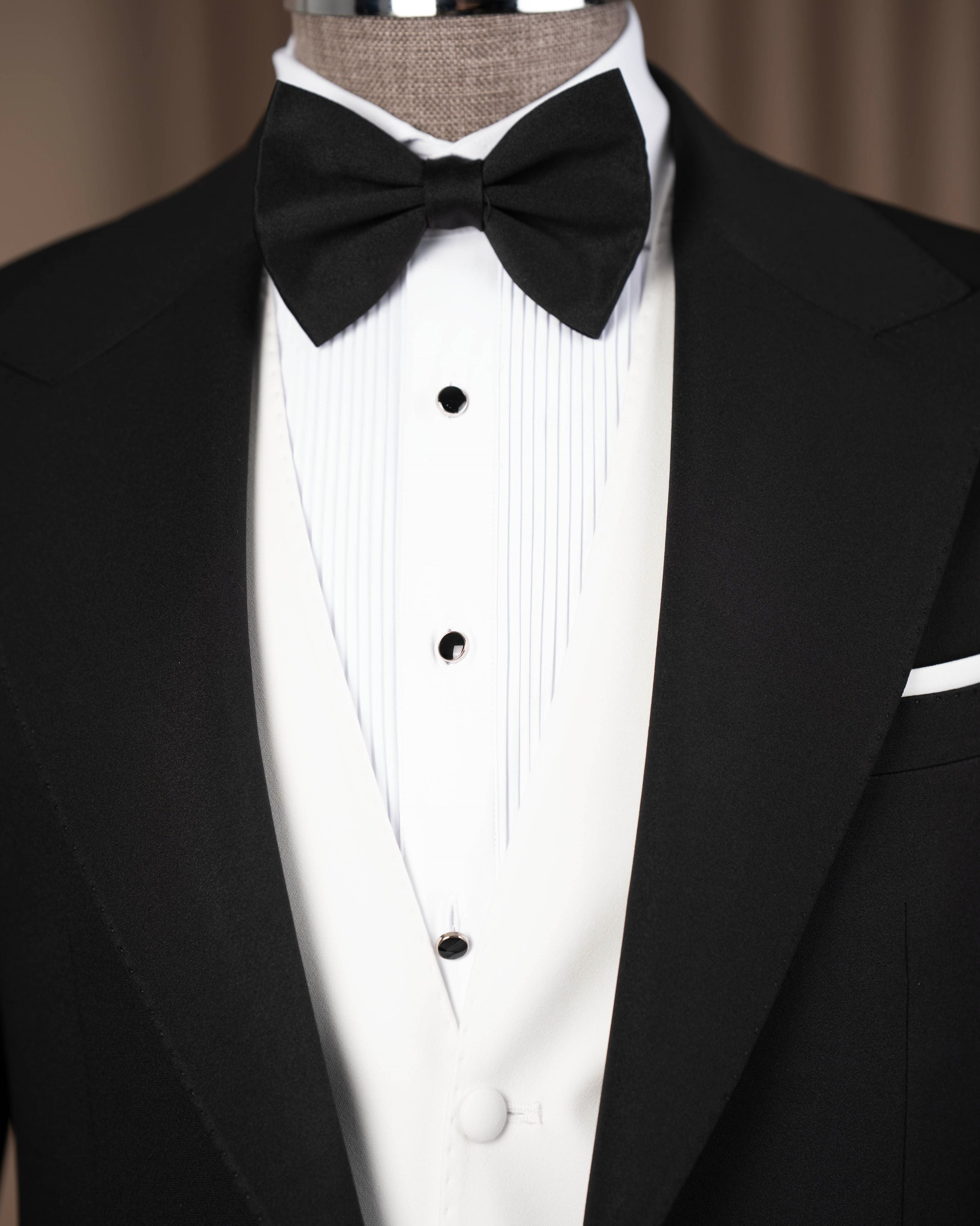 Black Slim-Fit Tuxedo 3-Piece