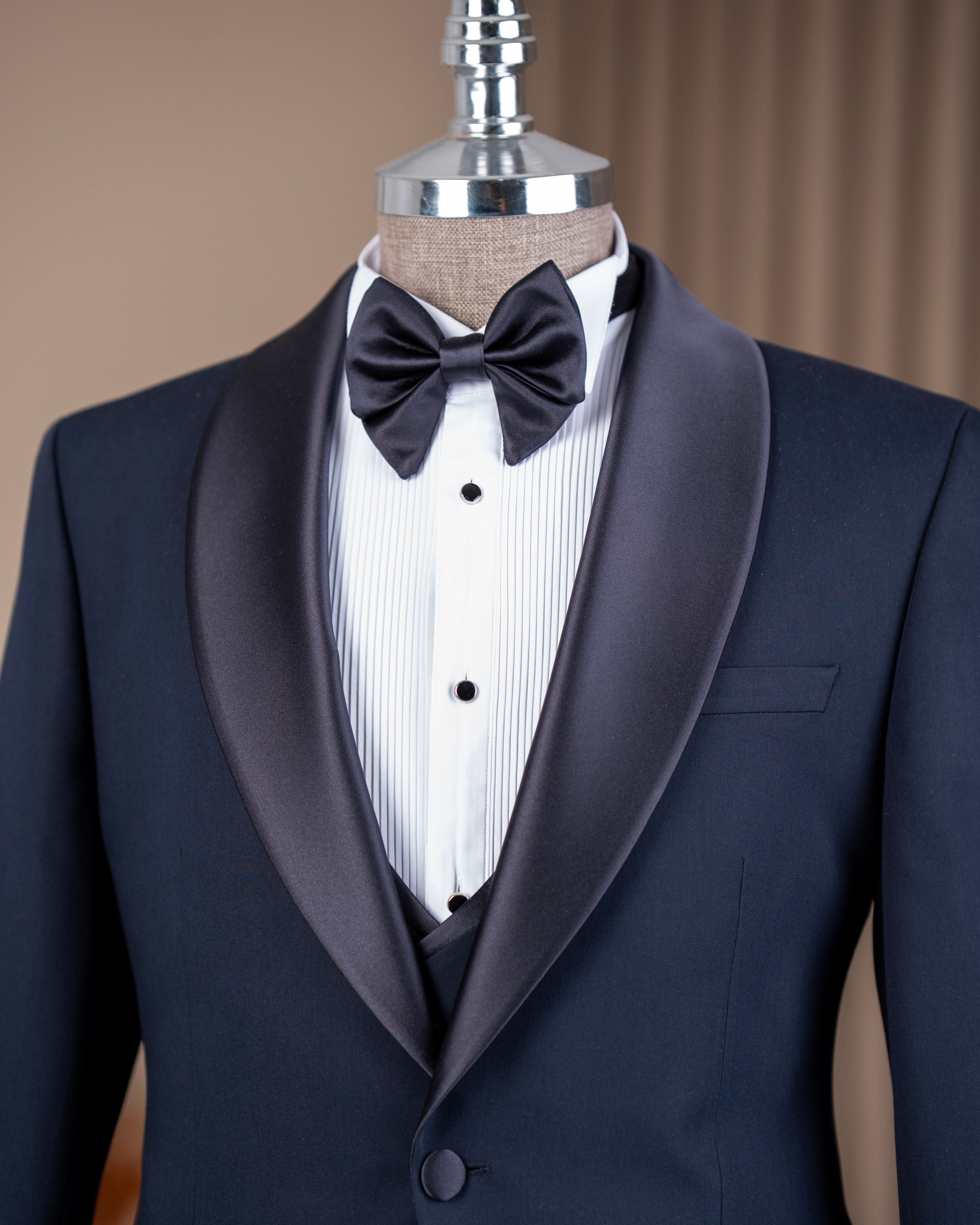 Navy Slim-Fit Tuxedo 3-Piece