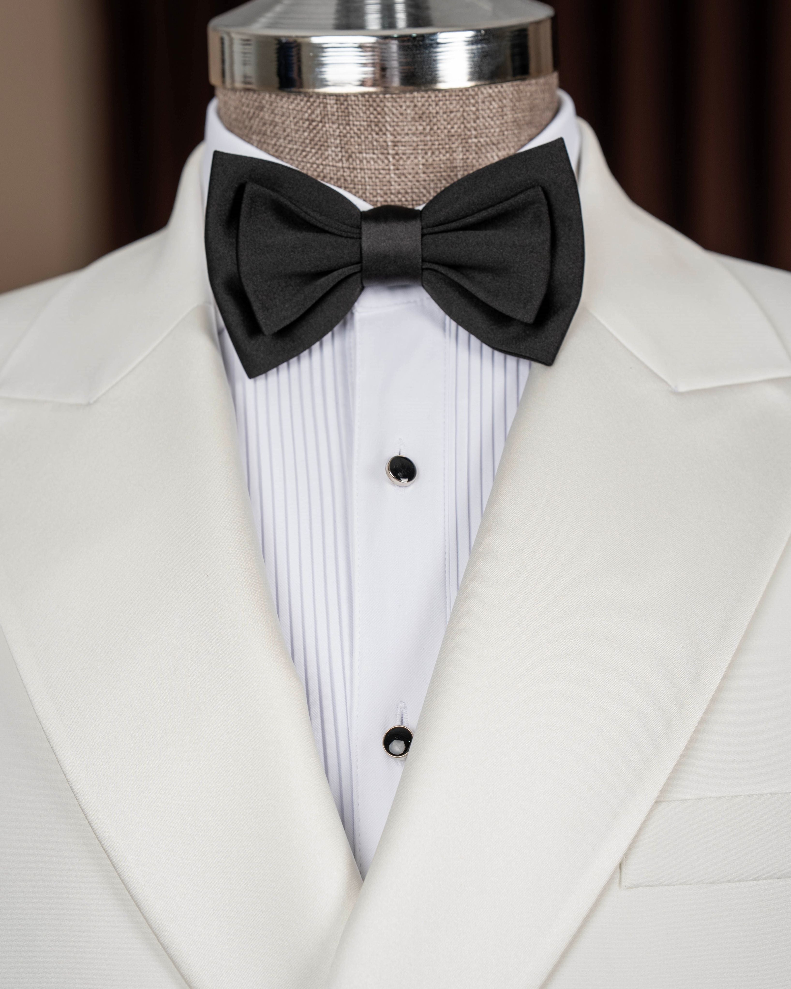 White Double Breasted Tuxedo 2-Piece