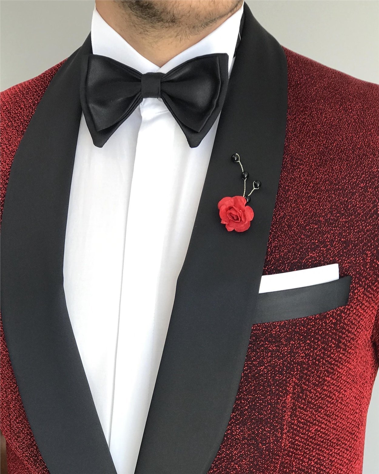 Bordeaux Slim-Fit Tuxedo 2-Piece