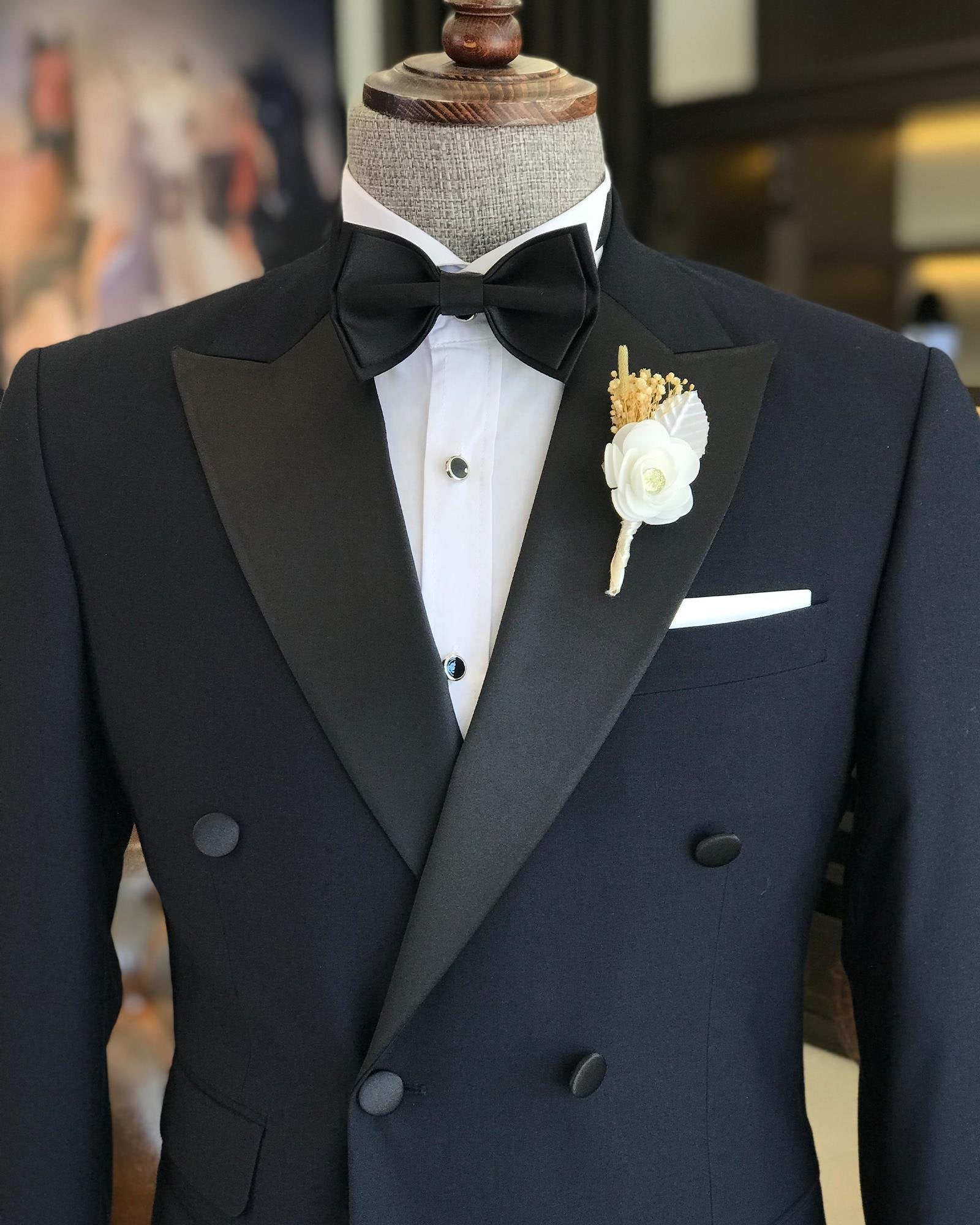 Navy Double Breasted Tuxedo 2-Piece
