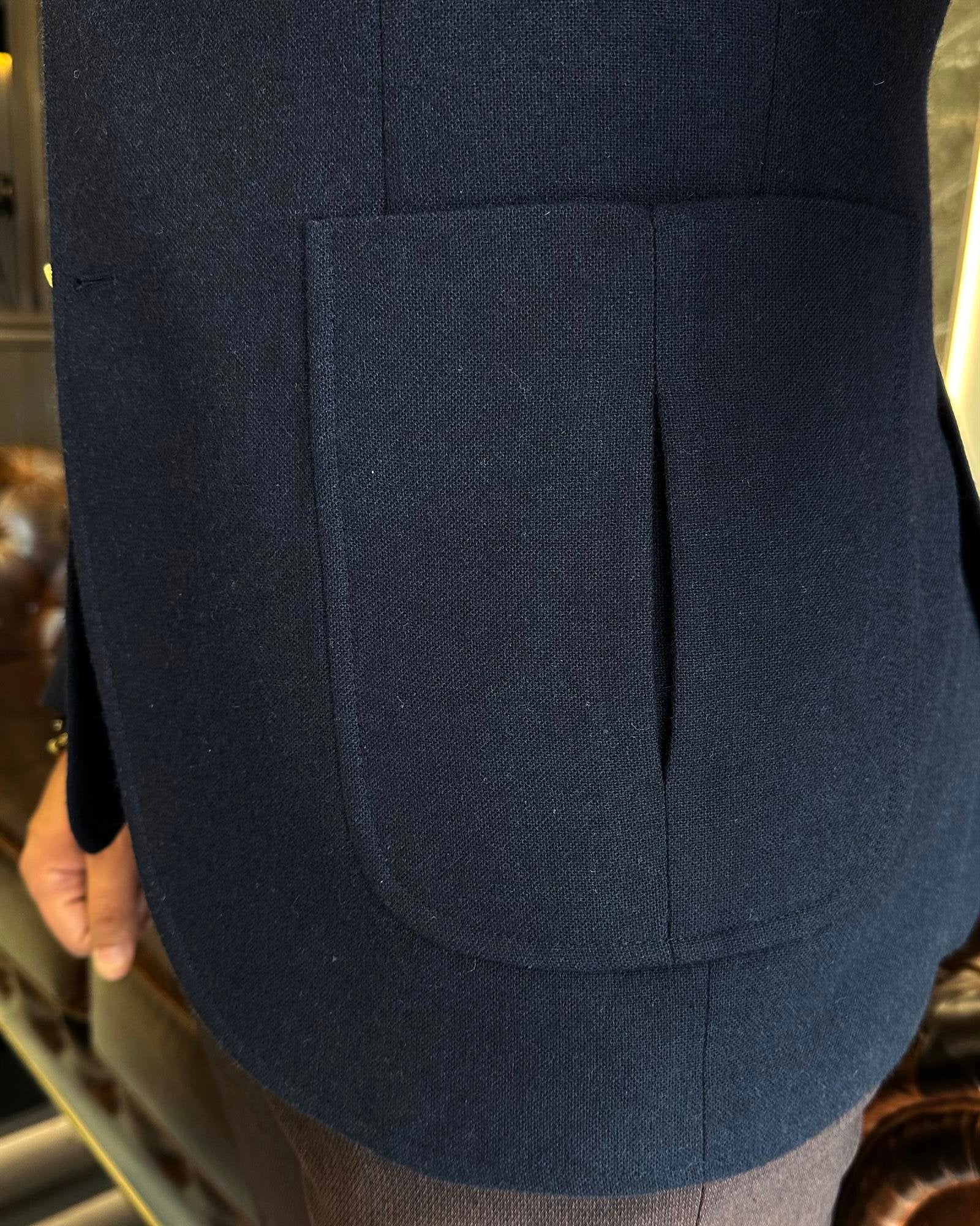 Navy Single Breasted Blazer