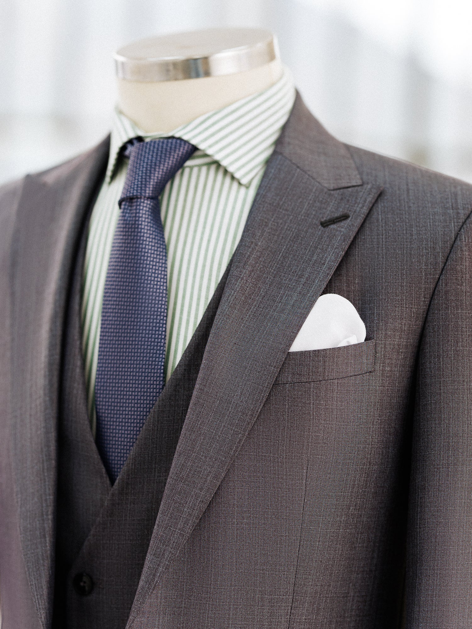 Grey Slim-Fit Suit 3-Piece