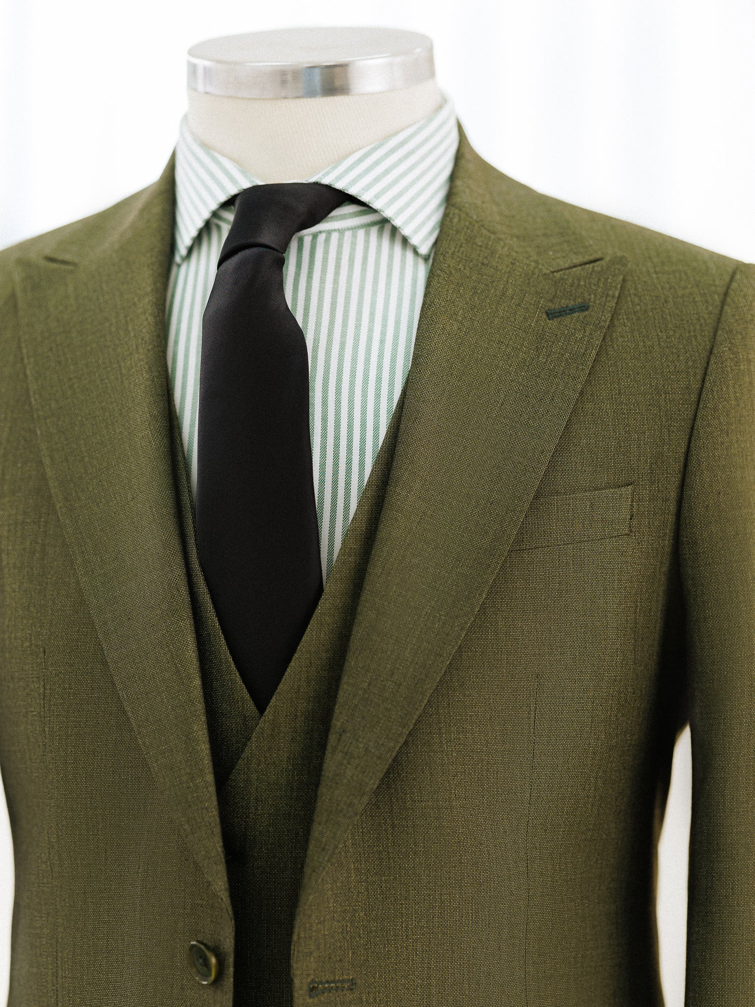 Khaki Slim-Fit Suit 3-Piece
