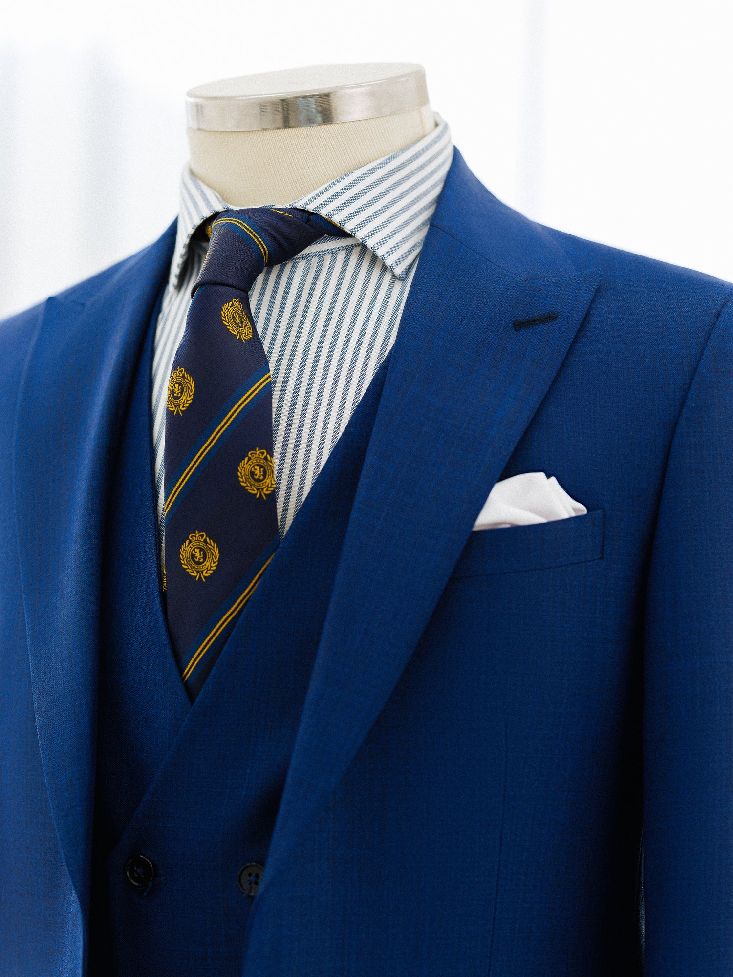 Blue Slim-Fit Suit 3-Piece