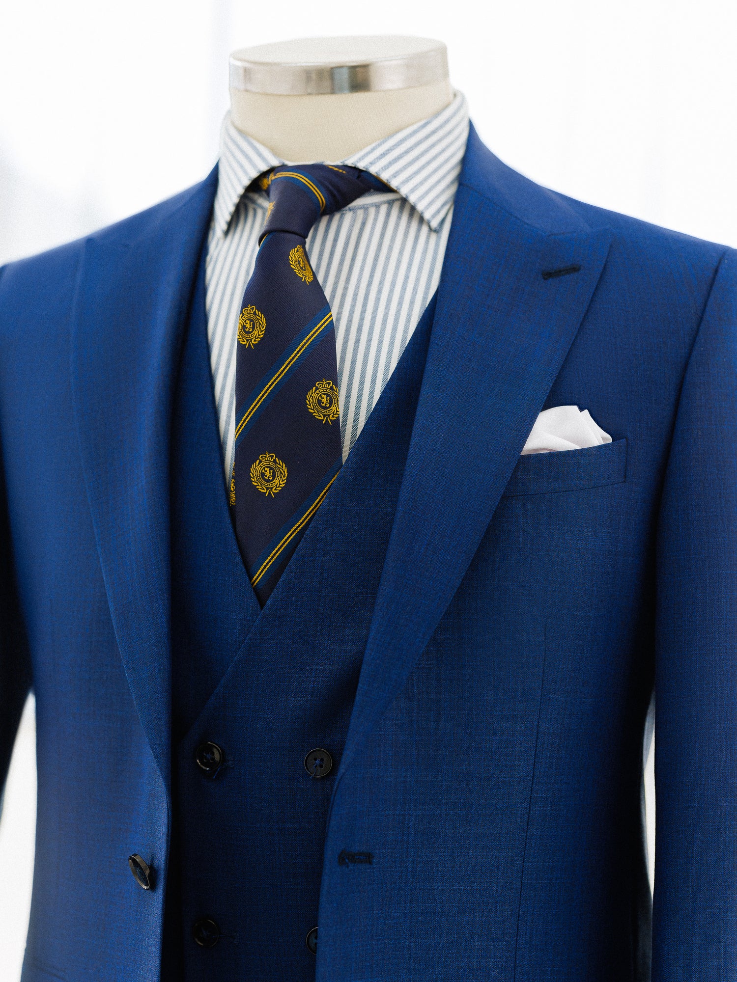 Blue Slim-Fit Suit 3-Piece