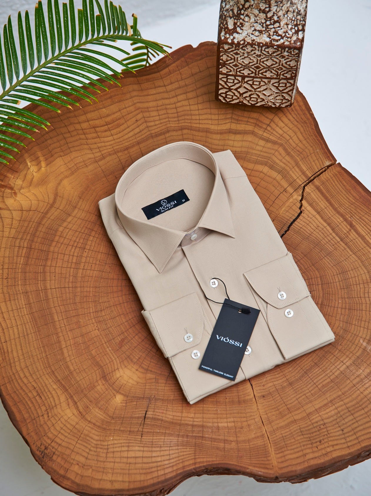 Camel Slim-Fit Shirt