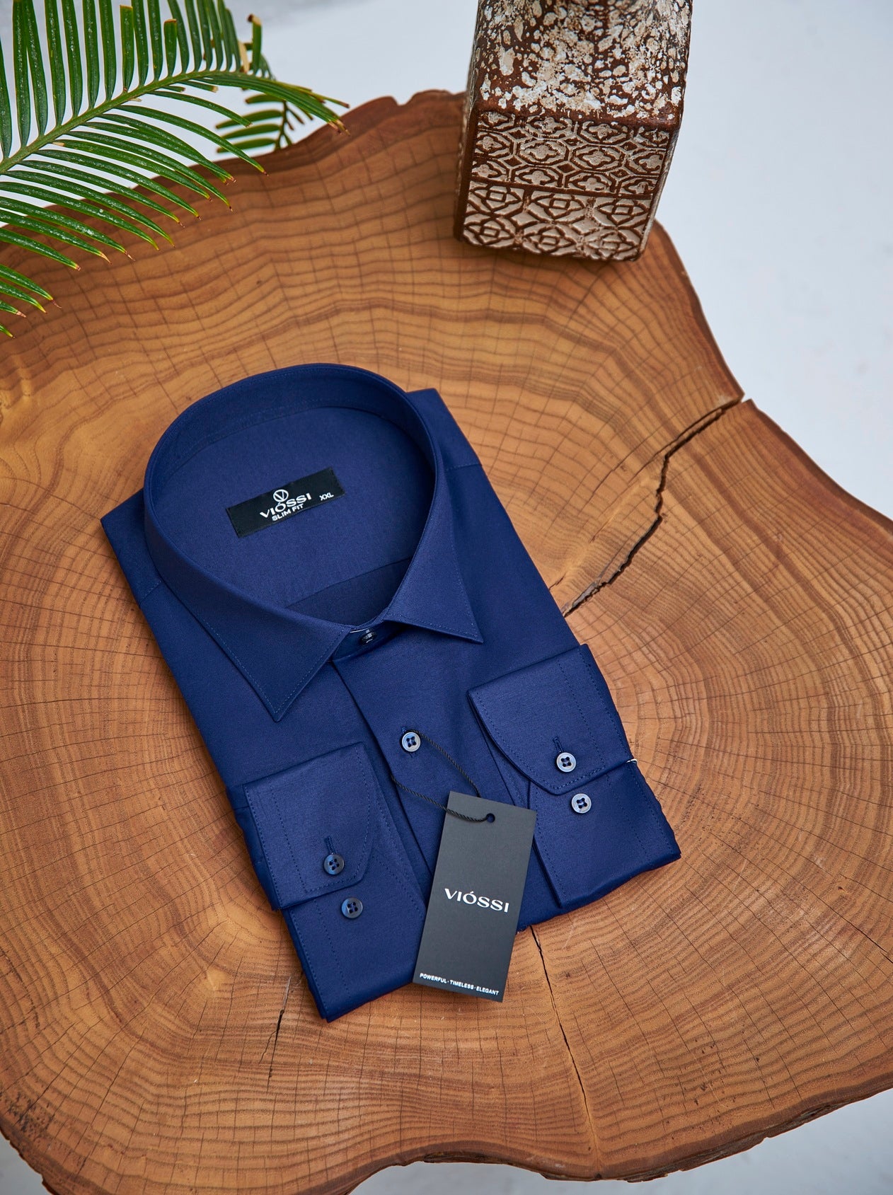 Navy Slim-Fit Shirt