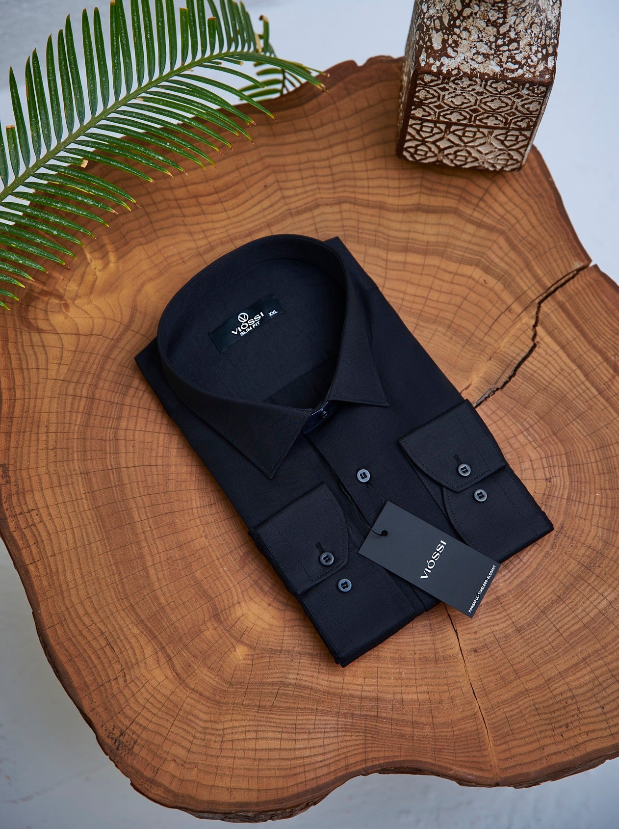 Black Slim-Fit Shirt