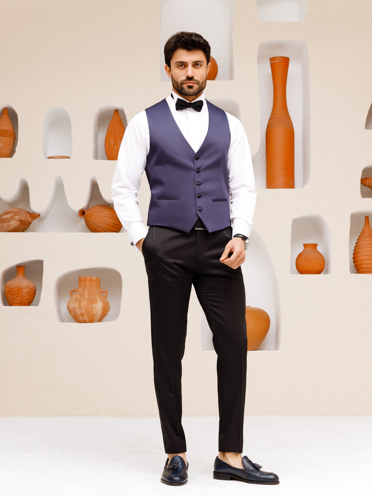 Navy Slim-Fit Tuxedo 3-Piece