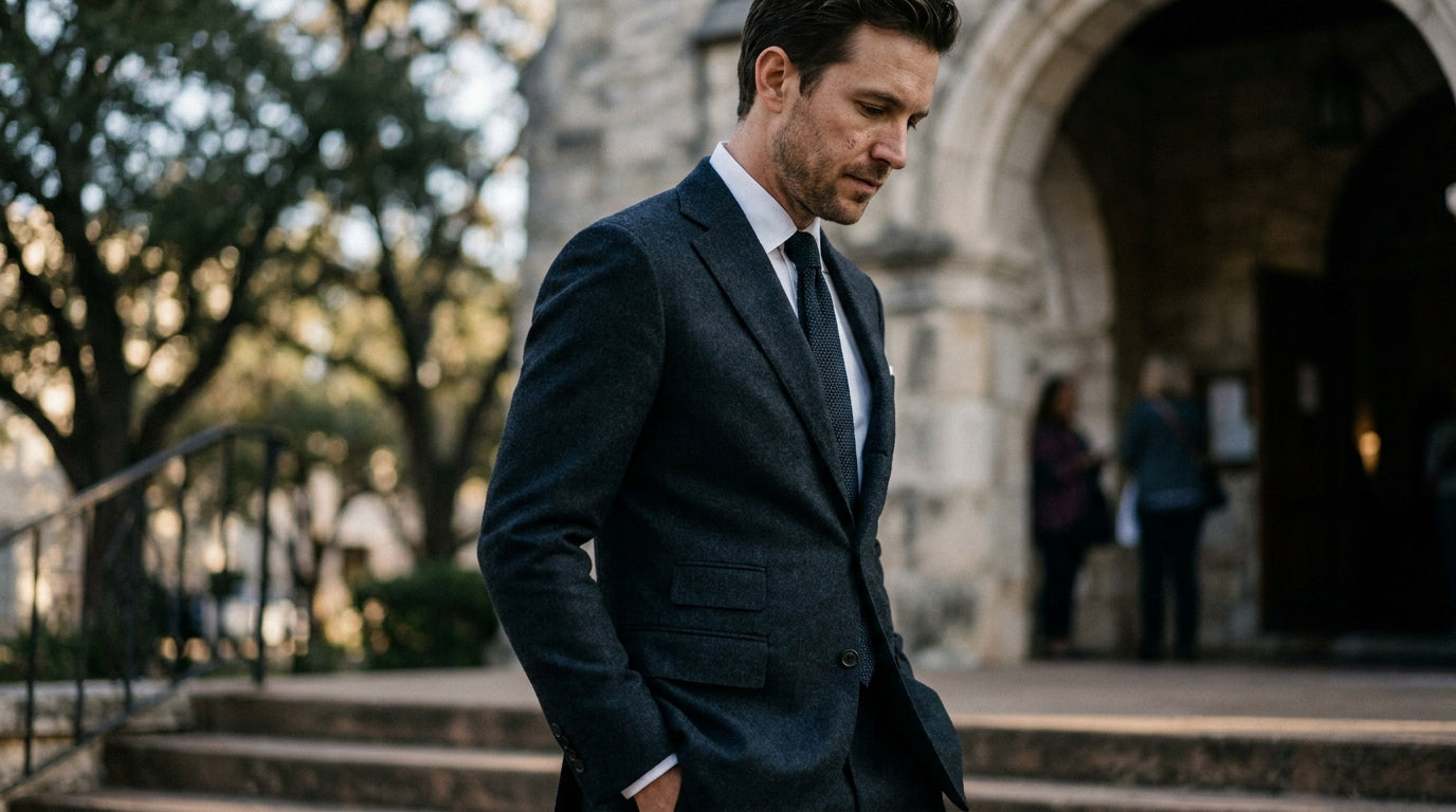 What to Wear to a Funeral in San Antonio, Texas — Men's Guide 2026