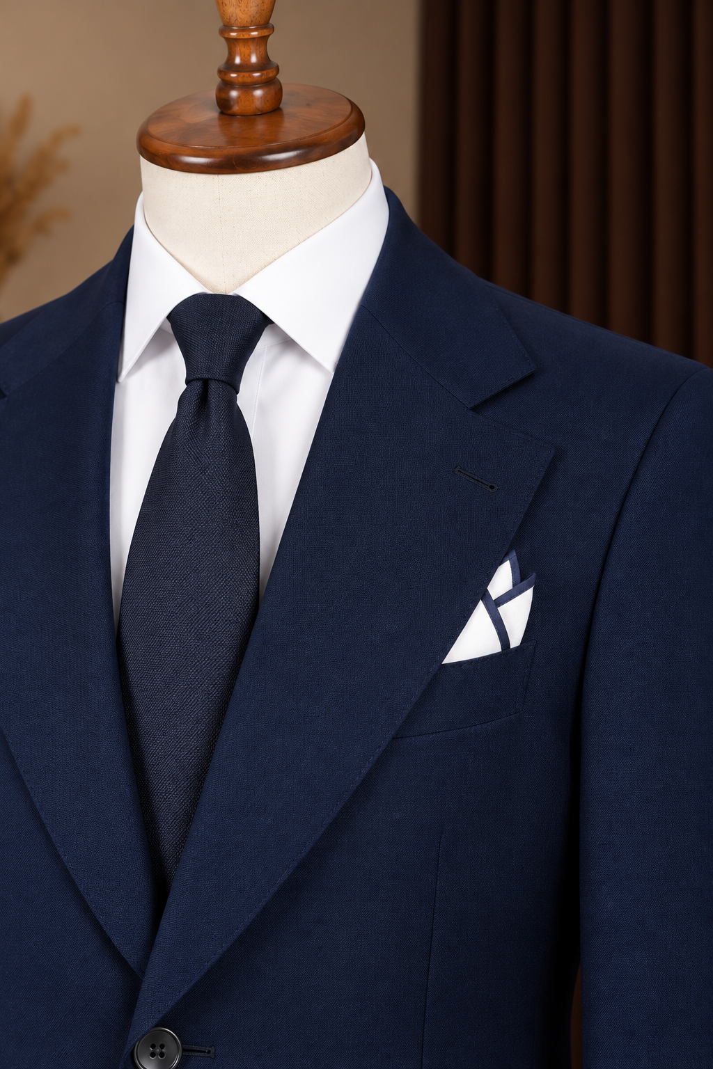 Navy Single Breasted Suit 2-Piece