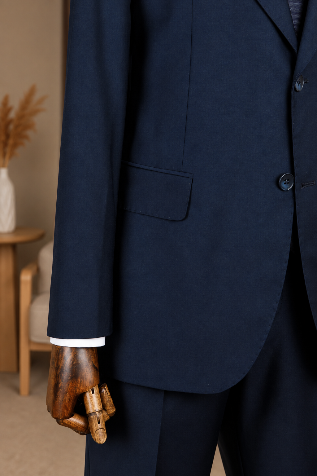 Navy Single Breasted Suit 2-Piece
