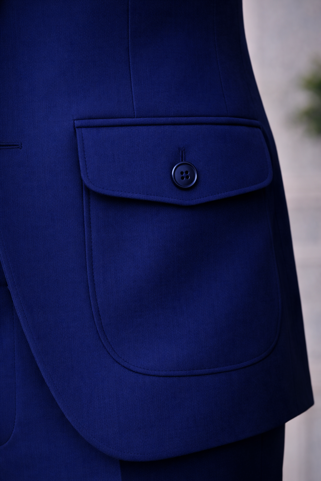 Navy Slim-Fit Suit 3-Piece